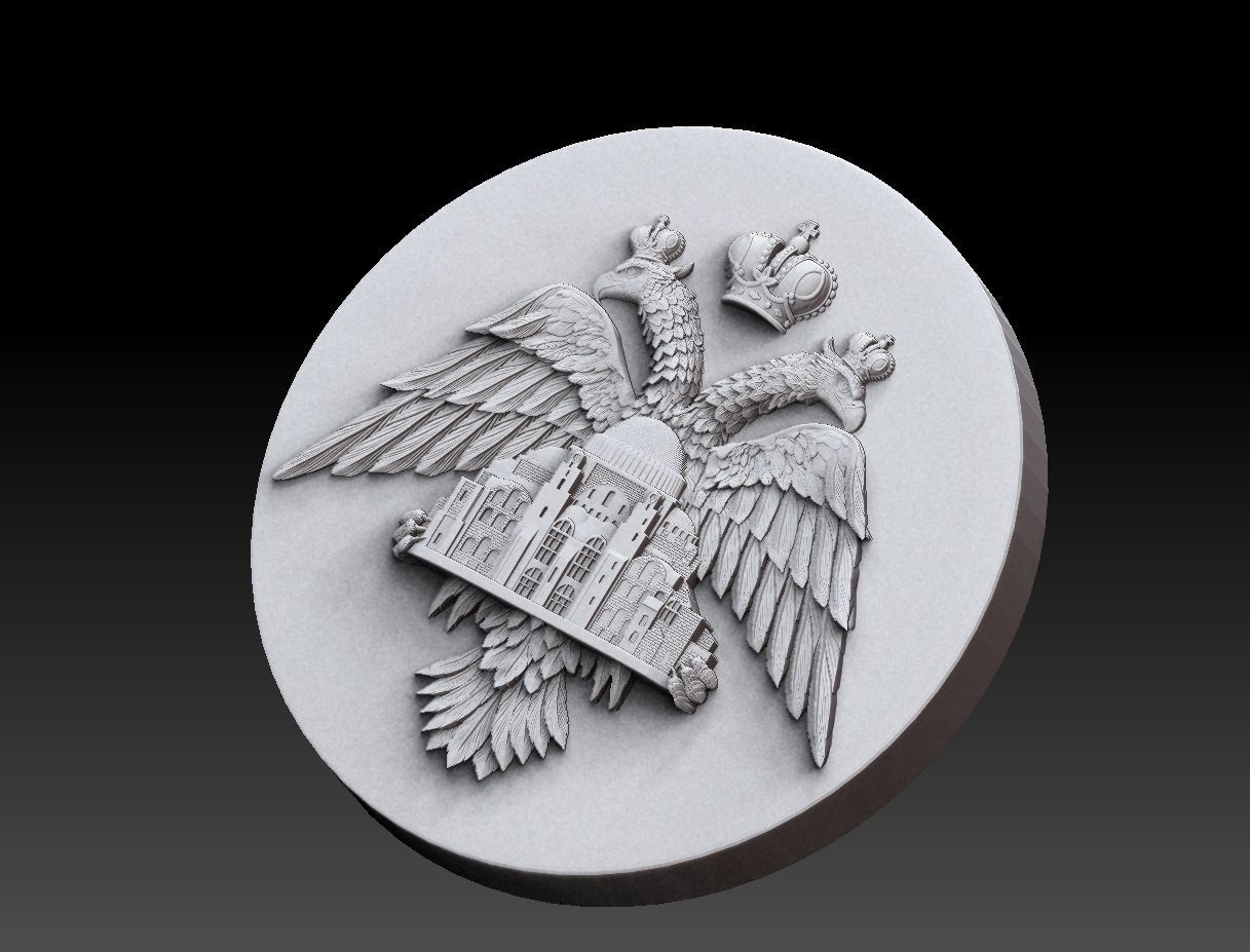 double head eagle Hagia Sophia 3D print model_12