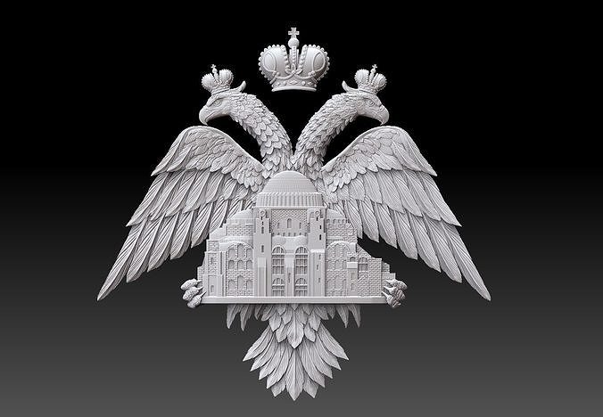 double head eagle Hagia Sophia 3D print model