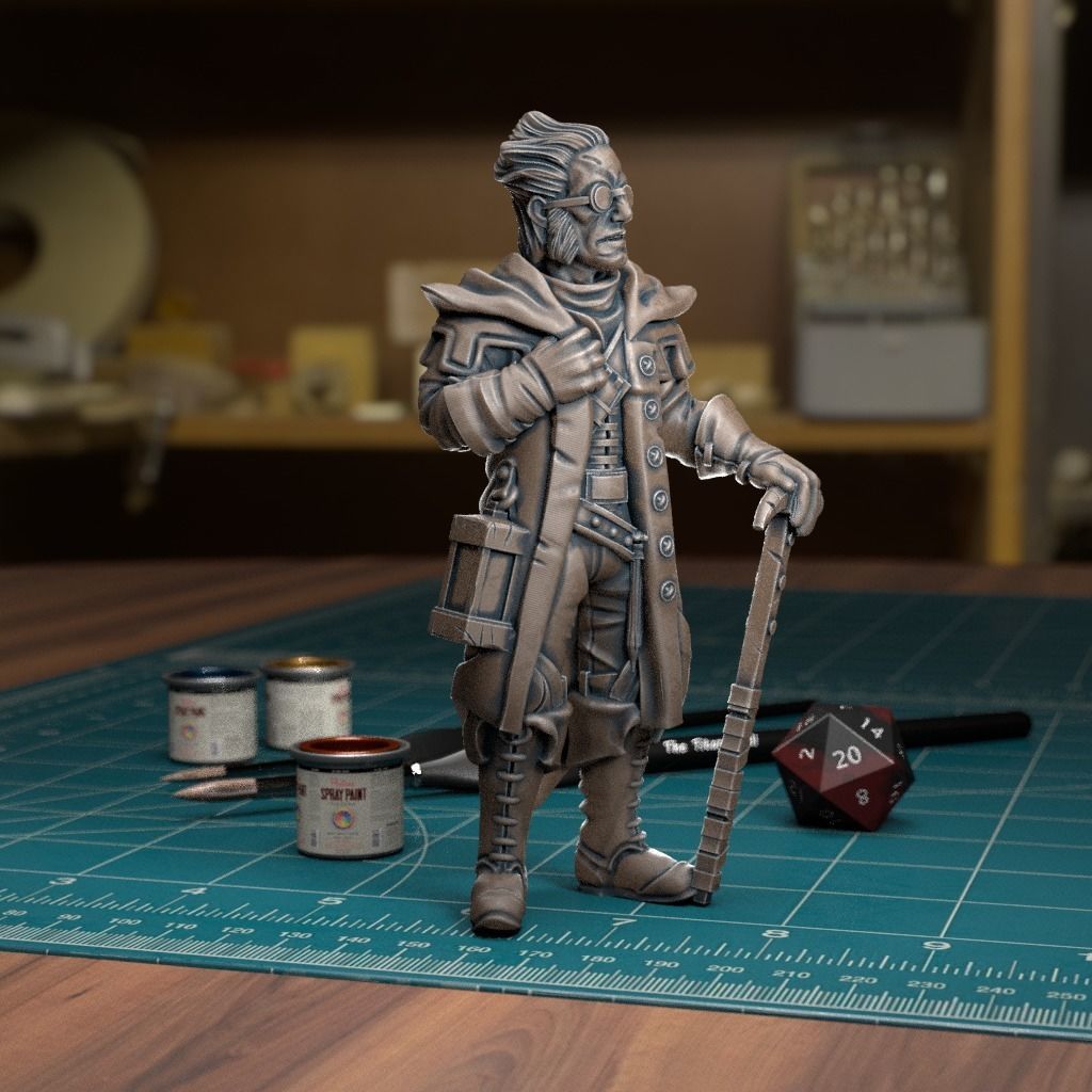 Van Richten Curse of Strahd - Pre - Supported 3D print model_3