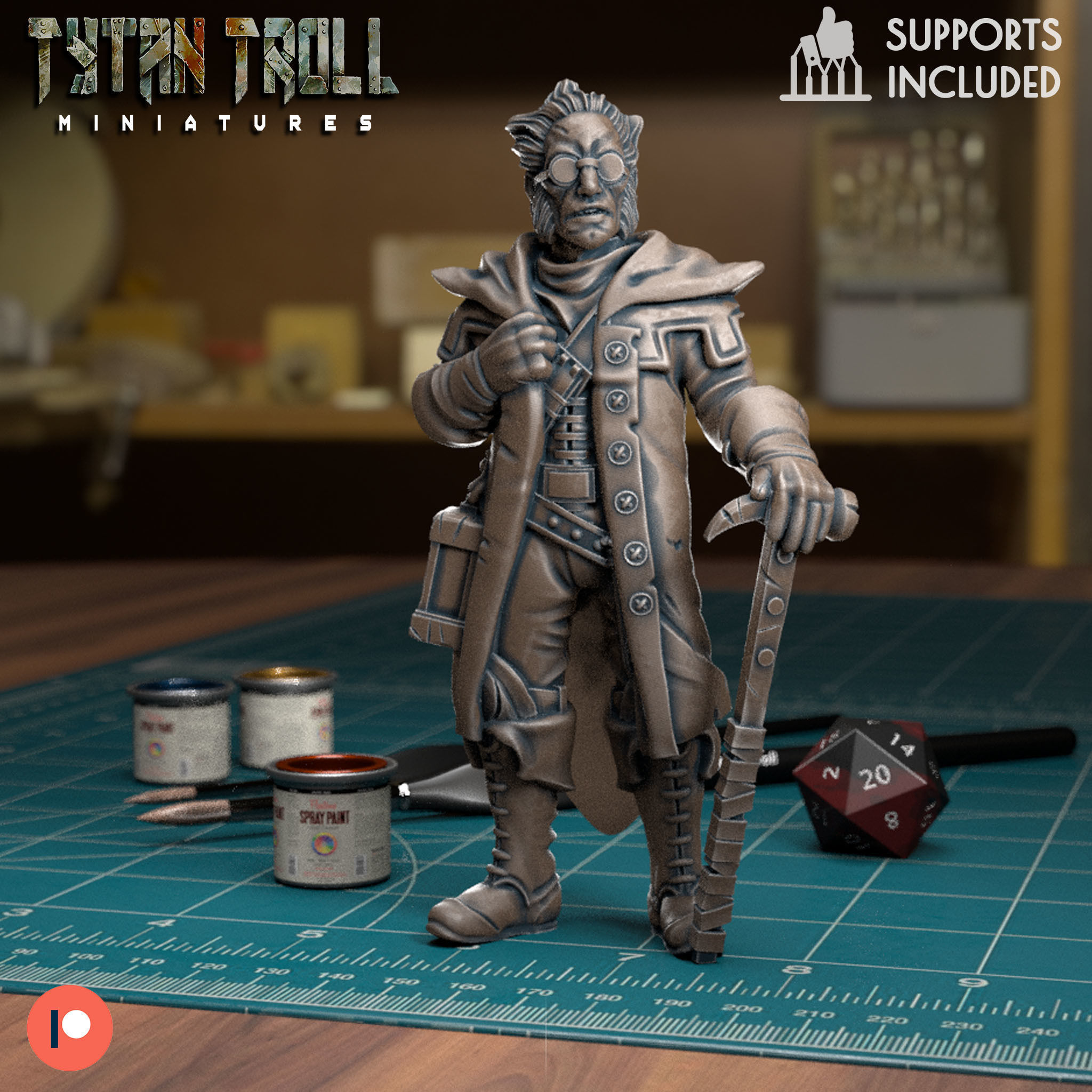 Van Richten Curse of Strahd - Pre - Supported 3D print model_4