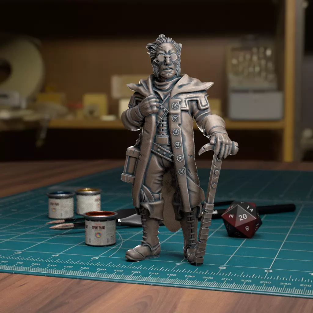 Van Richten Curse of Strahd - Pre - Supported 3D print model_0