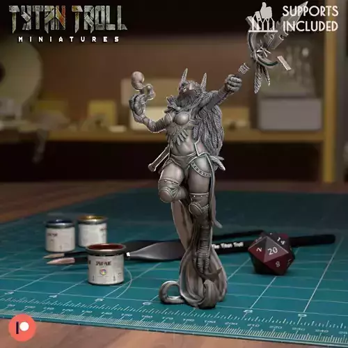 Kenku Sorcerer - Pre-Supported 3D print model