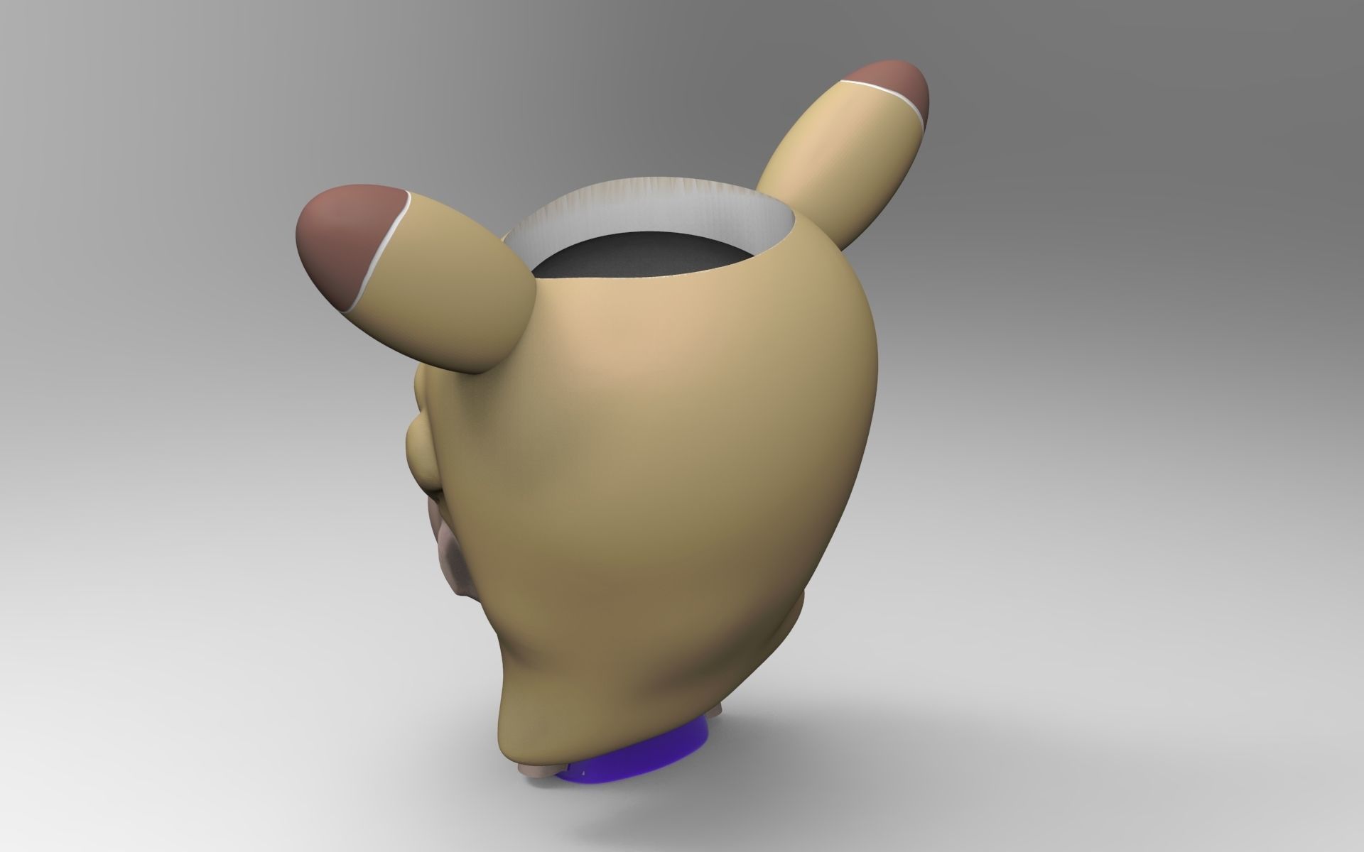 CUTE GIRLS AND BOYS PLANTERS 11 - STL FOR 3D PRINTING 3D print model_3