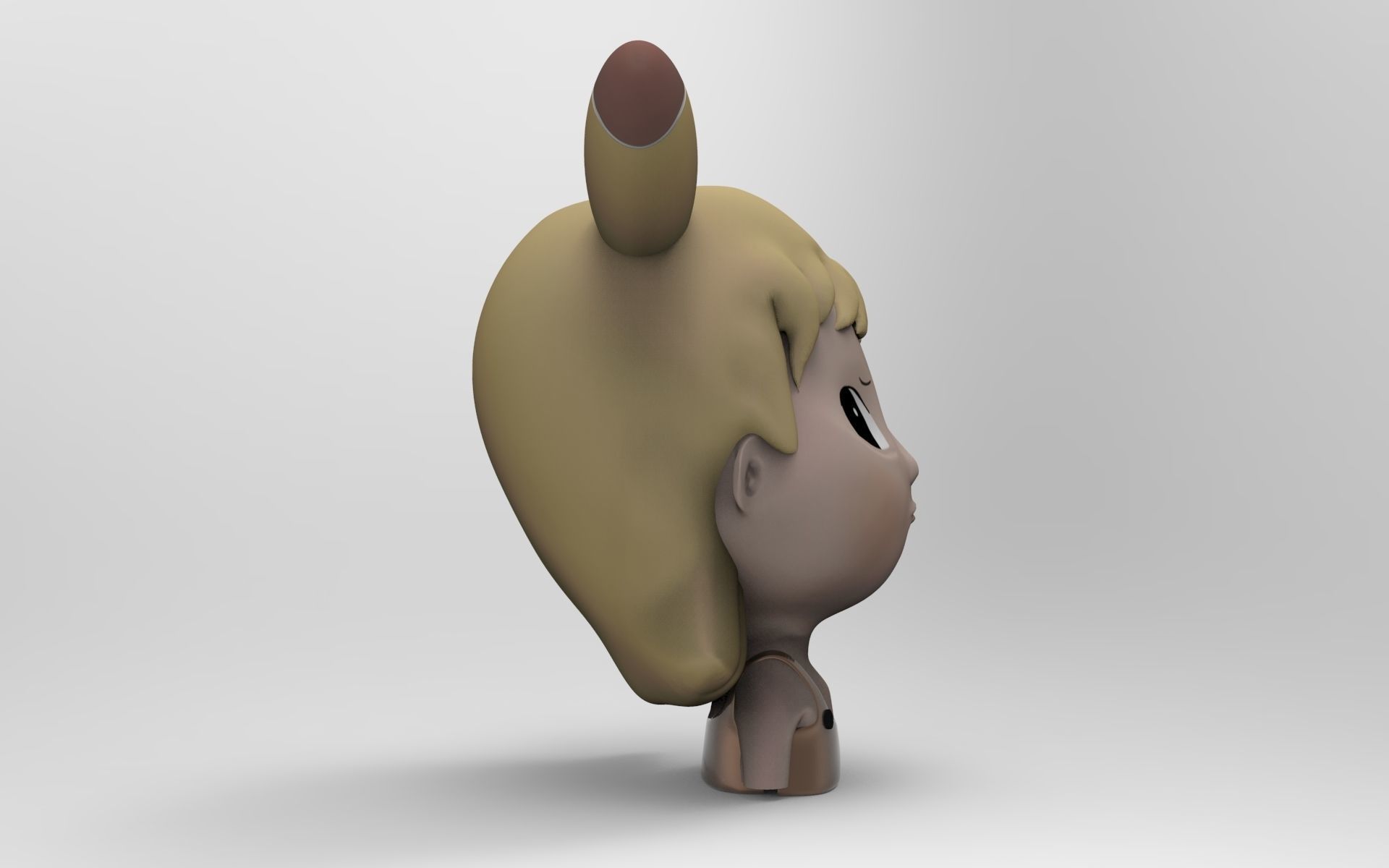 CUTE GIRLS AND BOYS PLANTERS 11 - STL FOR 3D PRINTING 3D print model_6