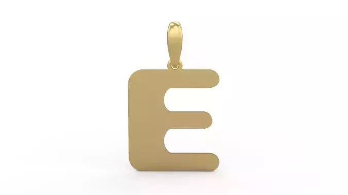 Initial Letters Pendant Sisyphus Light E 3D print model