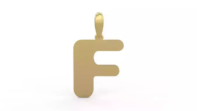 Initial Letters Pendant Sisyphus Light F 3D print model