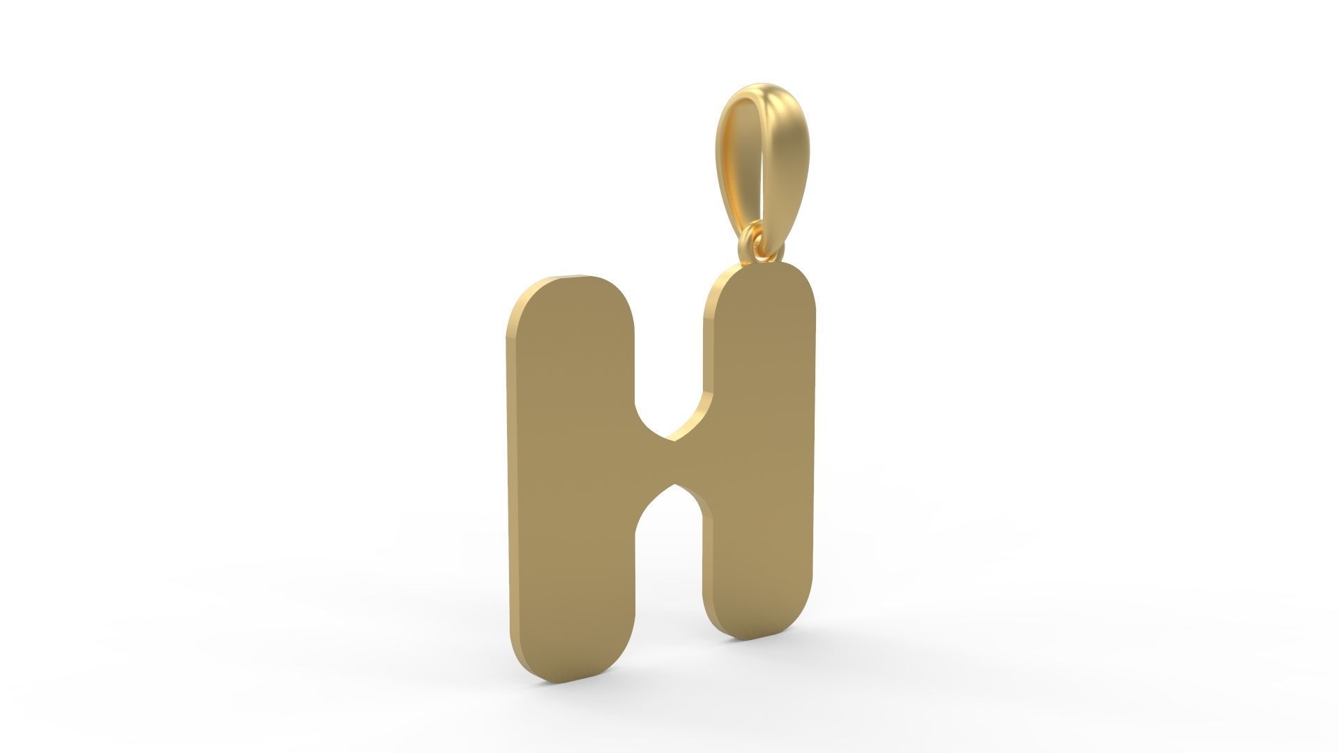 Initial Letters Pendant Sisyphus Light H 3D print model_3