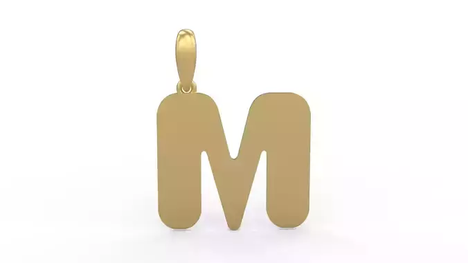 Initial Letters Pendant Sisyphus Light M 3D print model