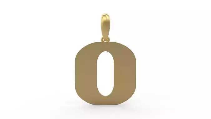 Initial Letters Pendant Sisyphus Light O 3D print model