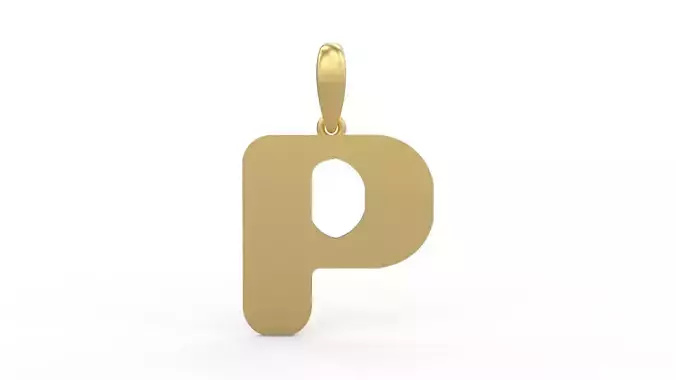Initial Letters Pendant Sisyphus Light P 3D print model