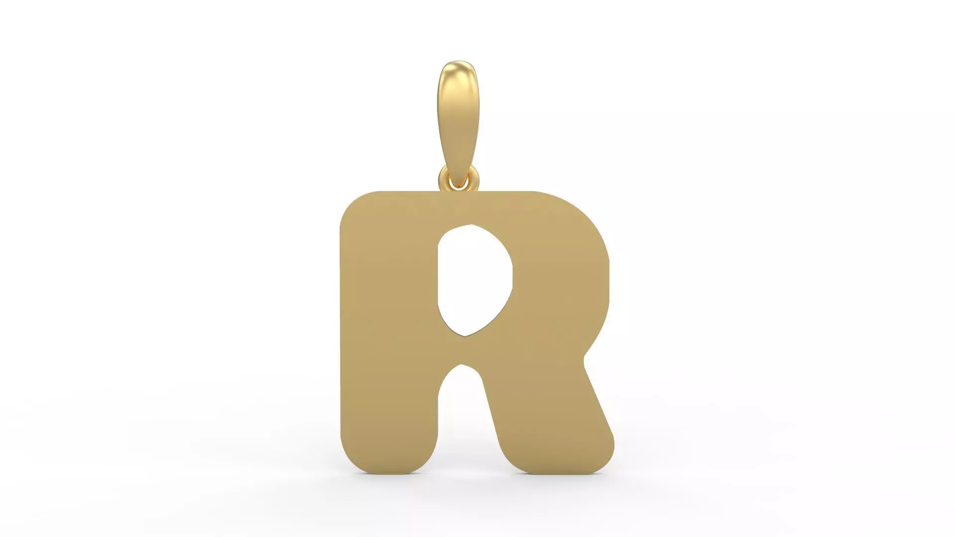Initial Letters Pendant Sisyphus Light R 3D print model_0