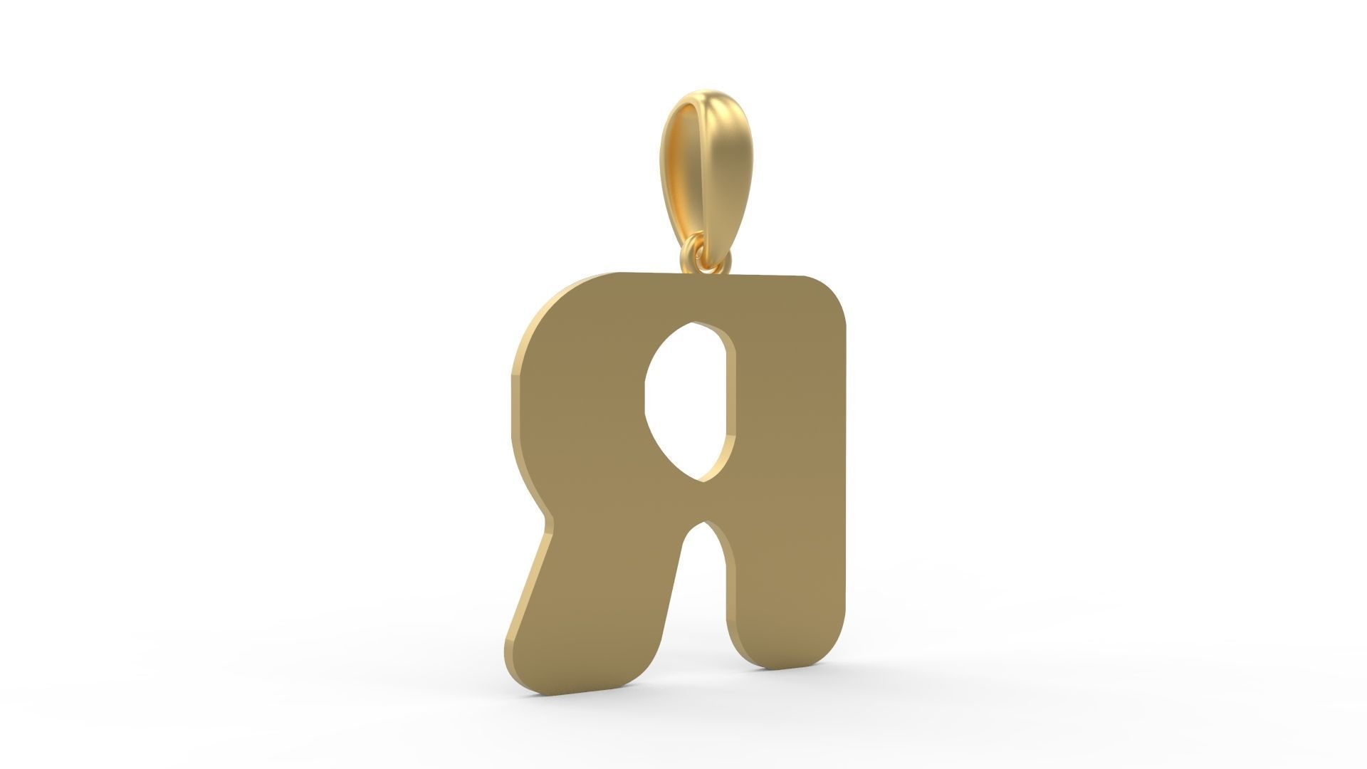 Initial Letters Pendant Sisyphus Light R 3D print model_3
