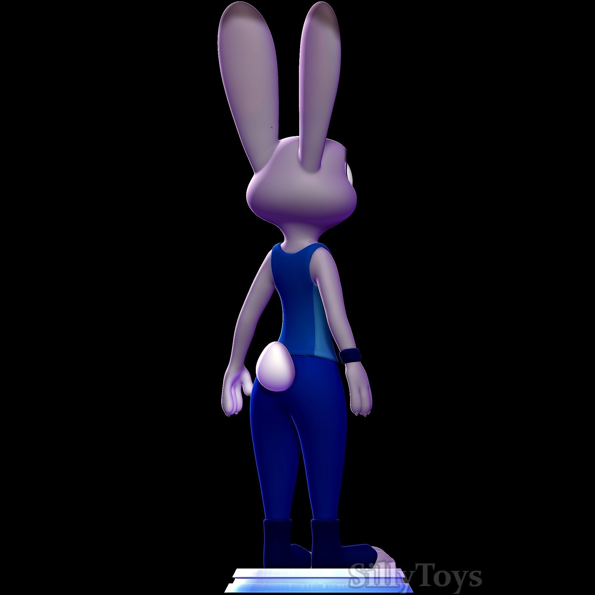 Judy Hopps ZPD Training outfit -  Zootopia 3D print model_3