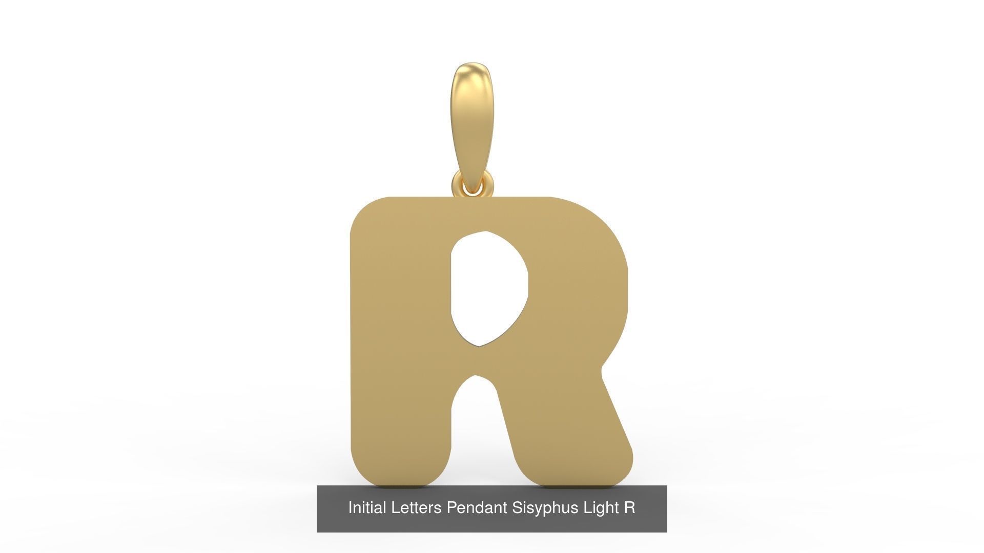 Initial Letters Pendant Alphabets Sisyphus Light 3D Model Collection_21