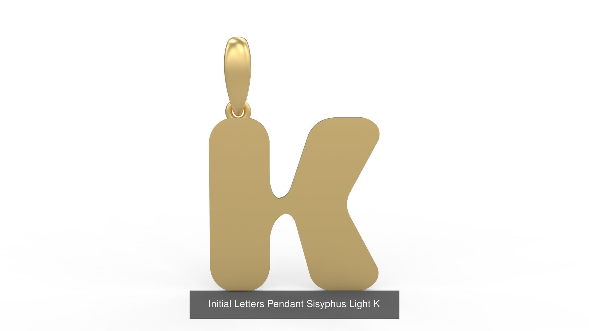 Initial Letters Pendant Alphabets Sisyphus Light 3D Model Collection_14