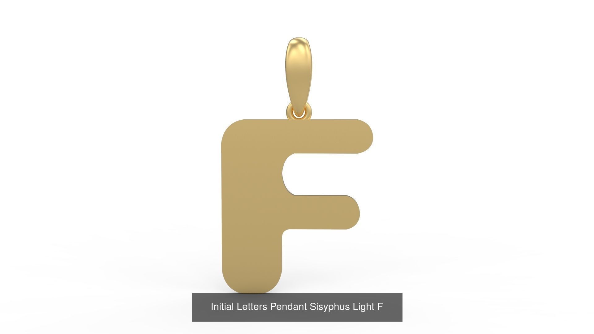 Initial Letters Pendant Alphabets Sisyphus Light 3D Model Collection_9