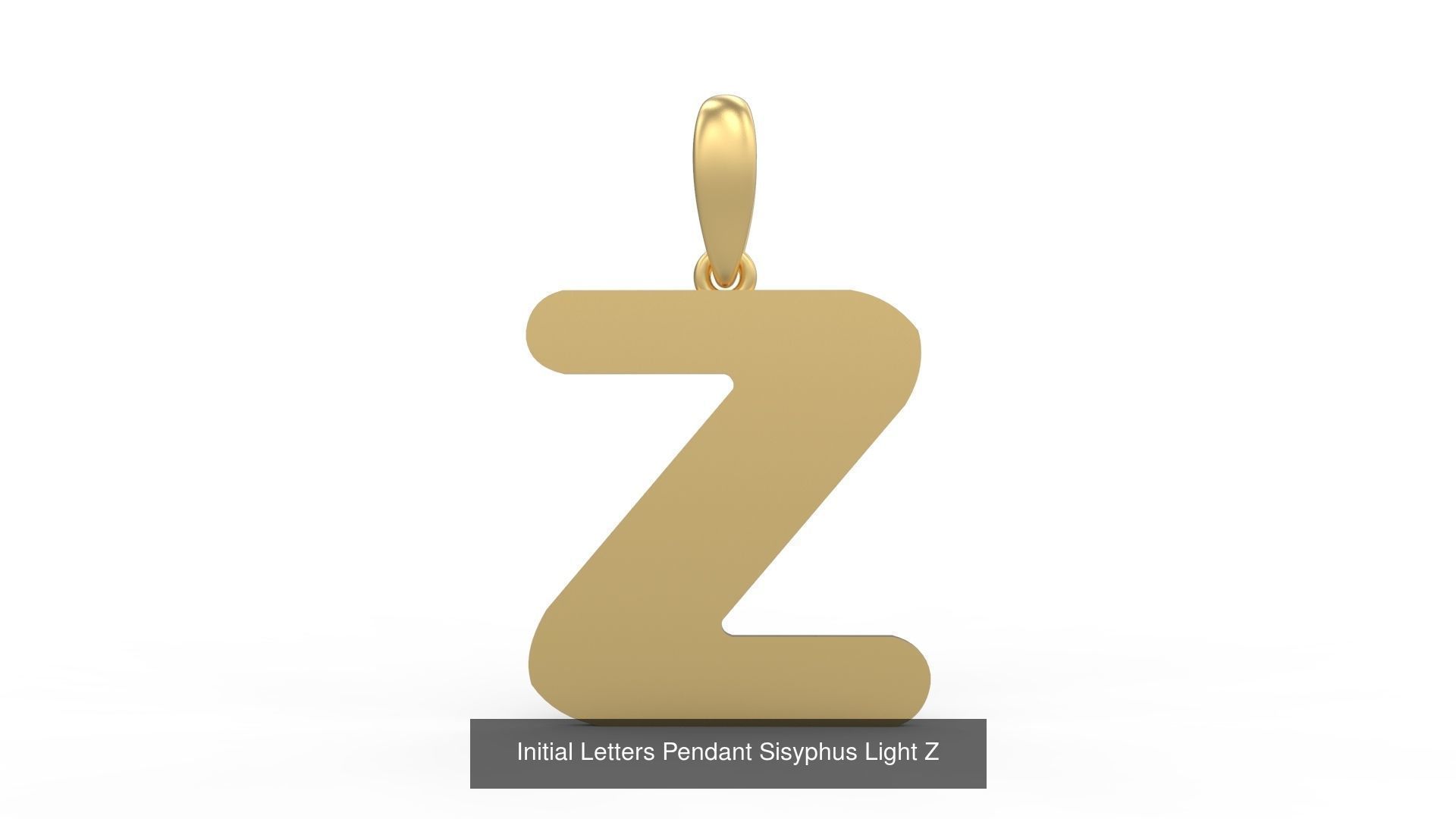 Initial Letters Pendant Alphabets Sisyphus Light 3D Model Collection_29