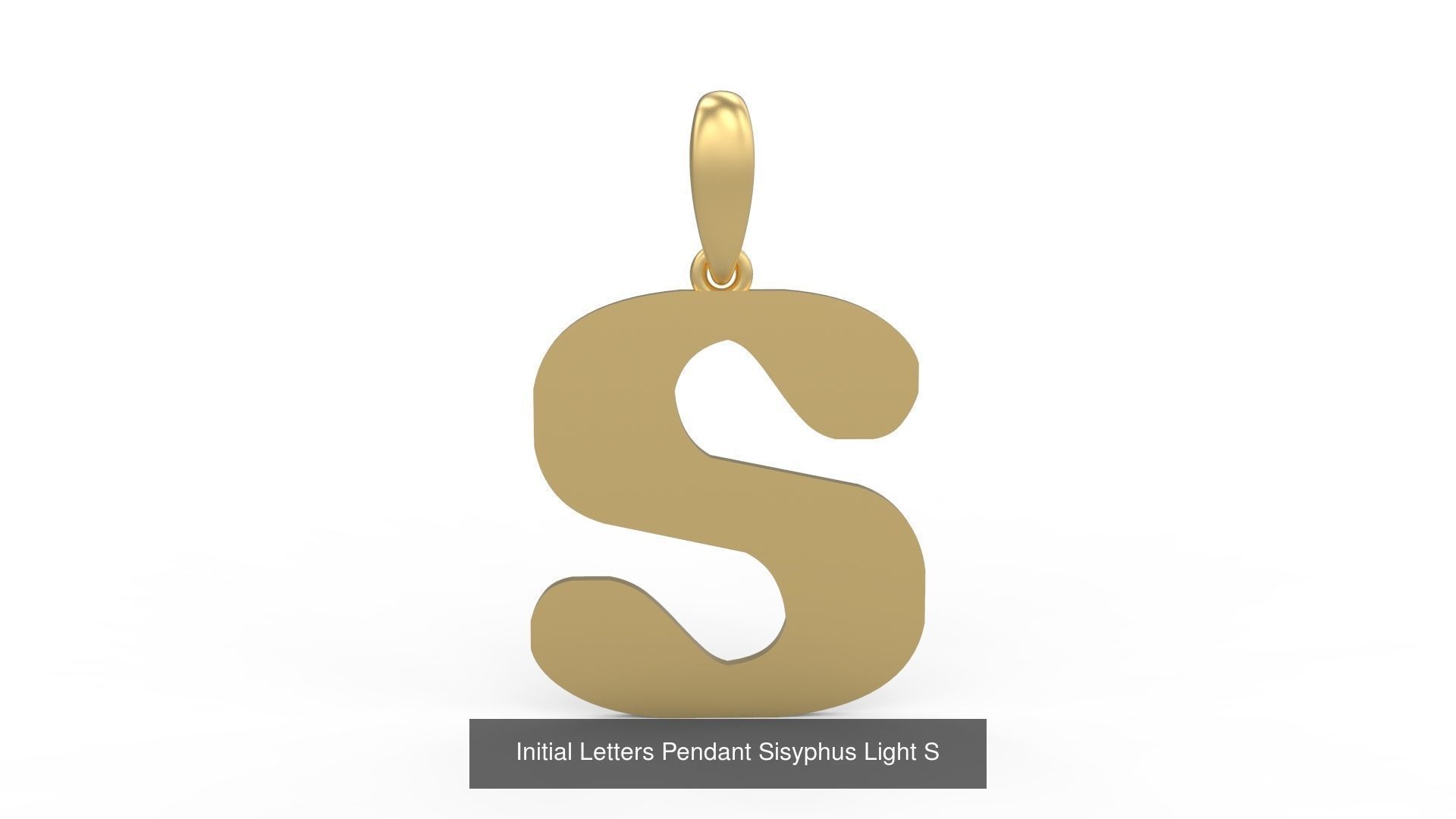 Initial Letters Pendant Alphabets Sisyphus Light 3D Model Collection_22