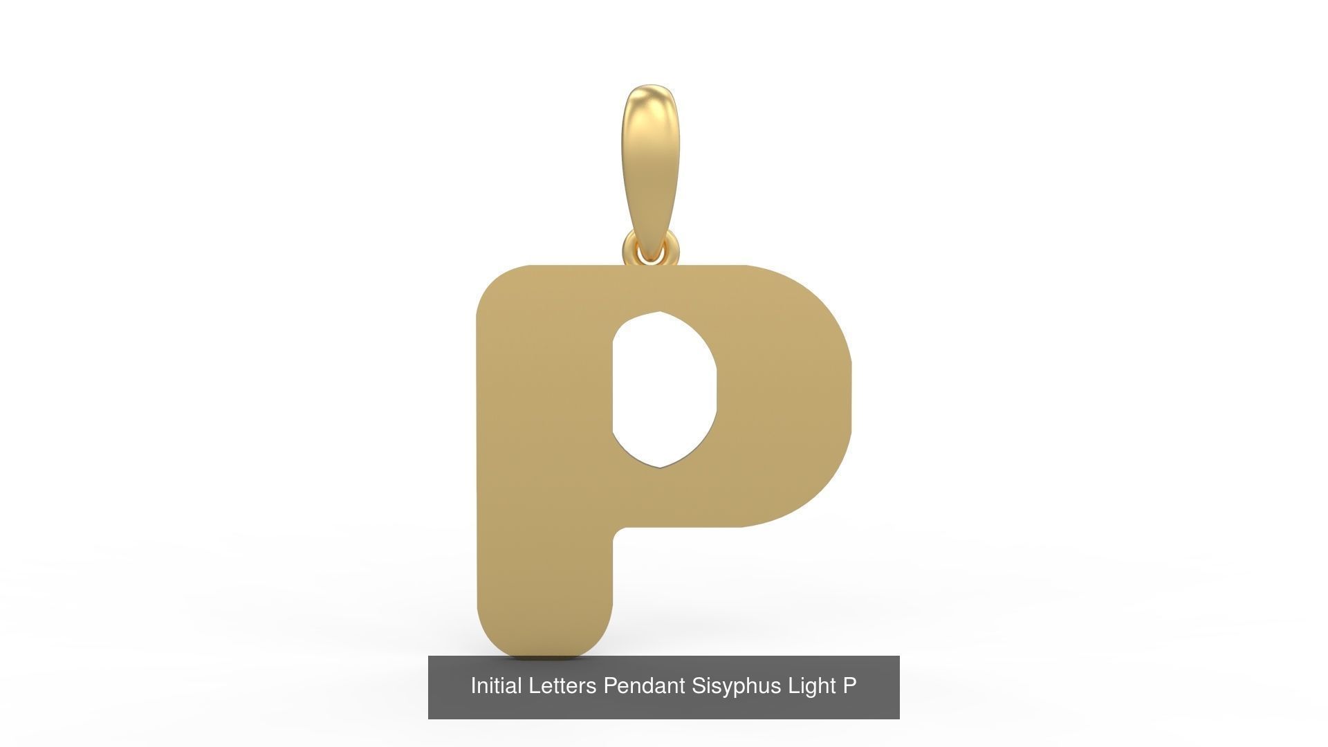 Initial Letters Pendant Alphabets Sisyphus Light 3D Model Collection_19