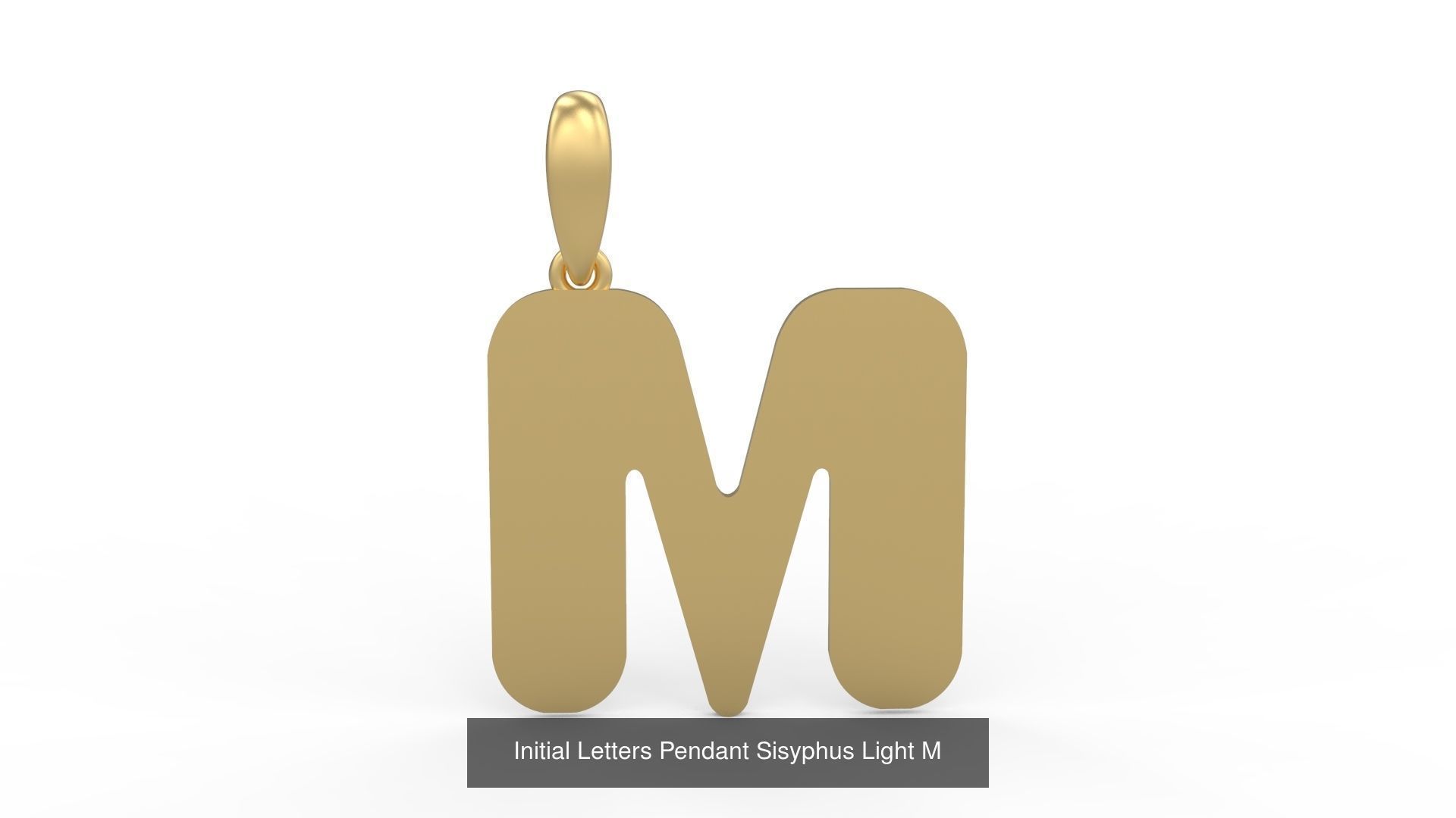 Initial Letters Pendant Alphabets Sisyphus Light 3D Model Collection_16