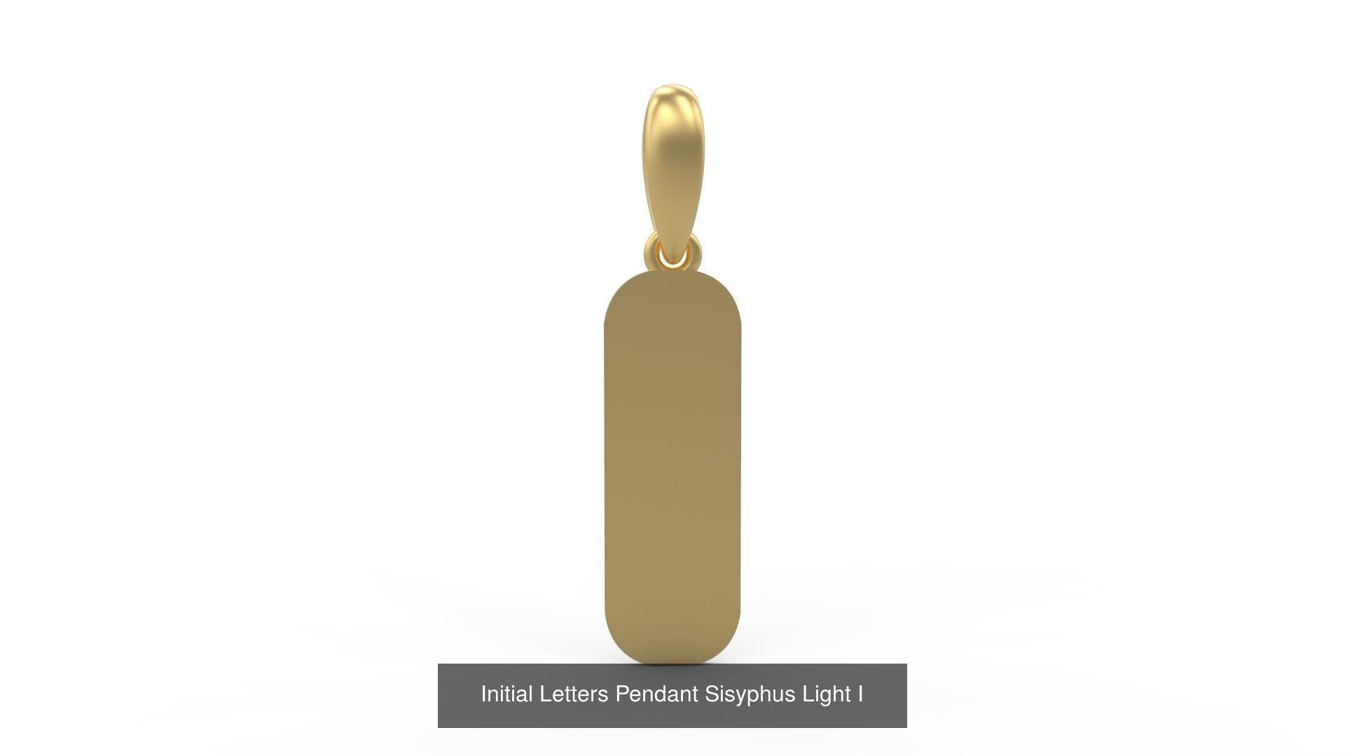 Initial Letters Pendant Alphabets Sisyphus Light 3D Model Collection_12