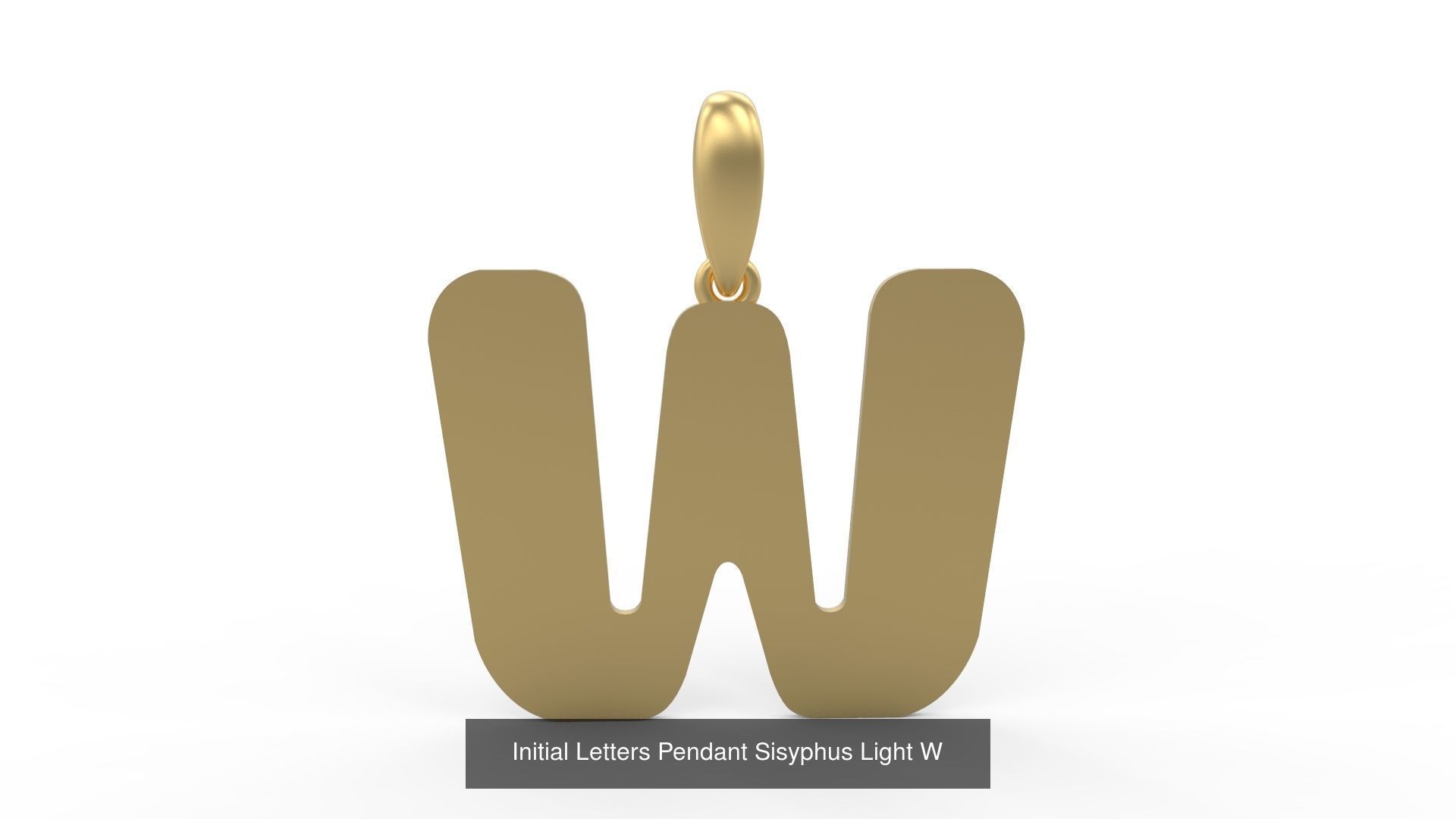 Initial Letters Pendant Alphabets Sisyphus Light 3D Model Collection_26