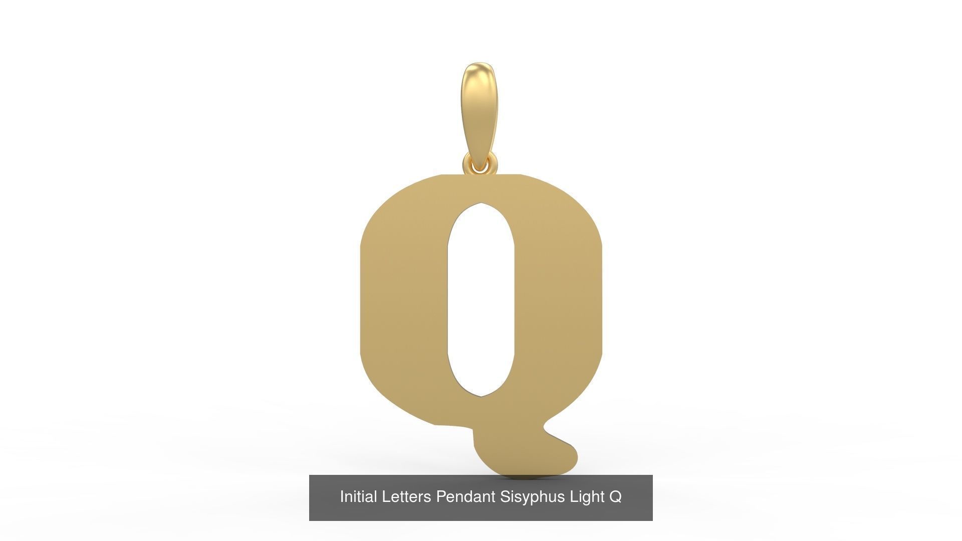Initial Letters Pendant Alphabets Sisyphus Light 3D Model Collection_20