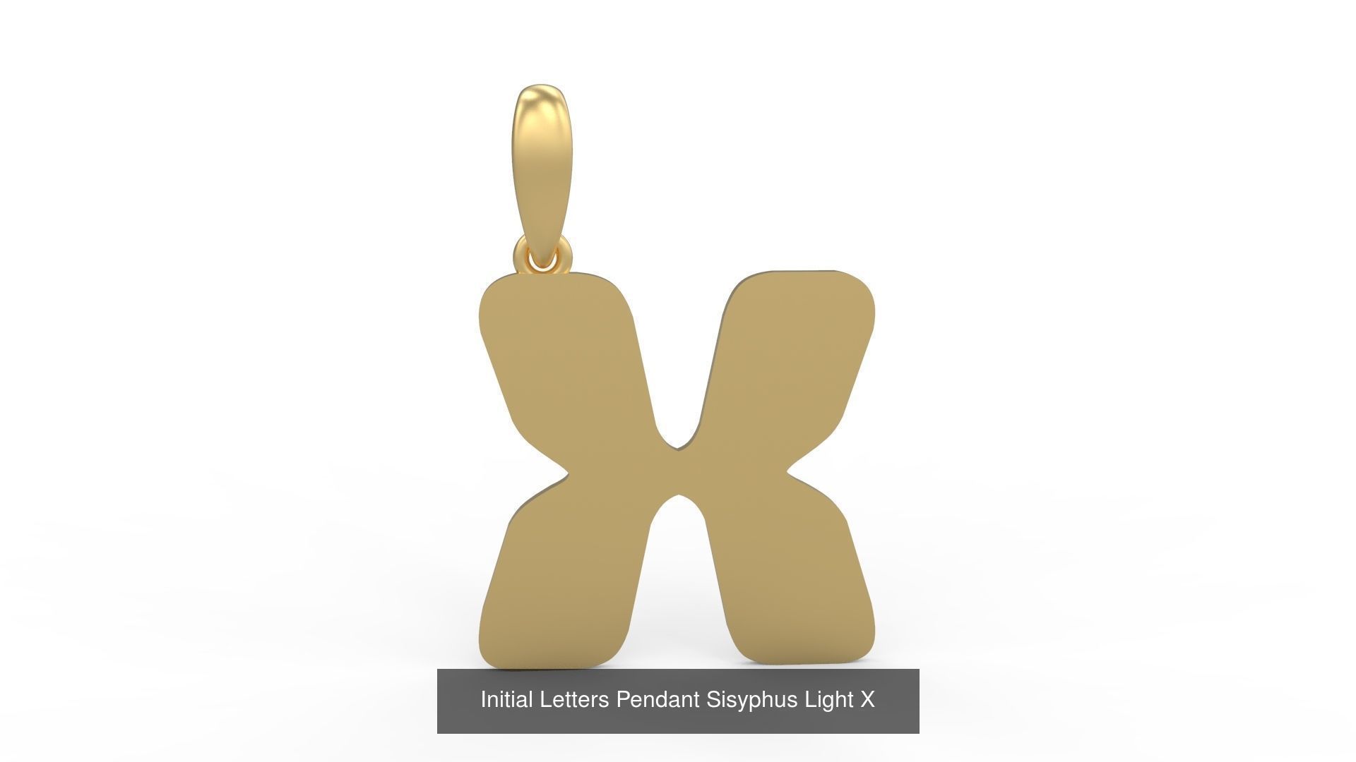 Initial Letters Pendant Alphabets Sisyphus Light 3D Model Collection_27