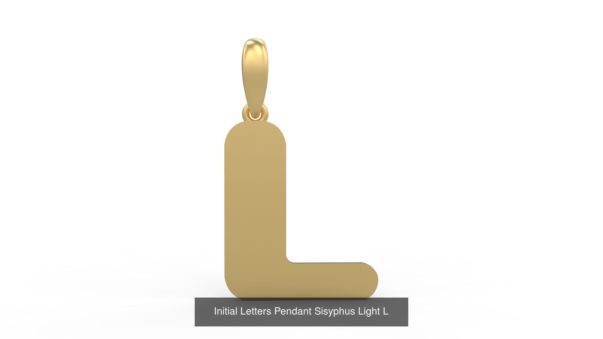 Initial Letters Pendant Alphabets Sisyphus Light 3D Model Collection_15
