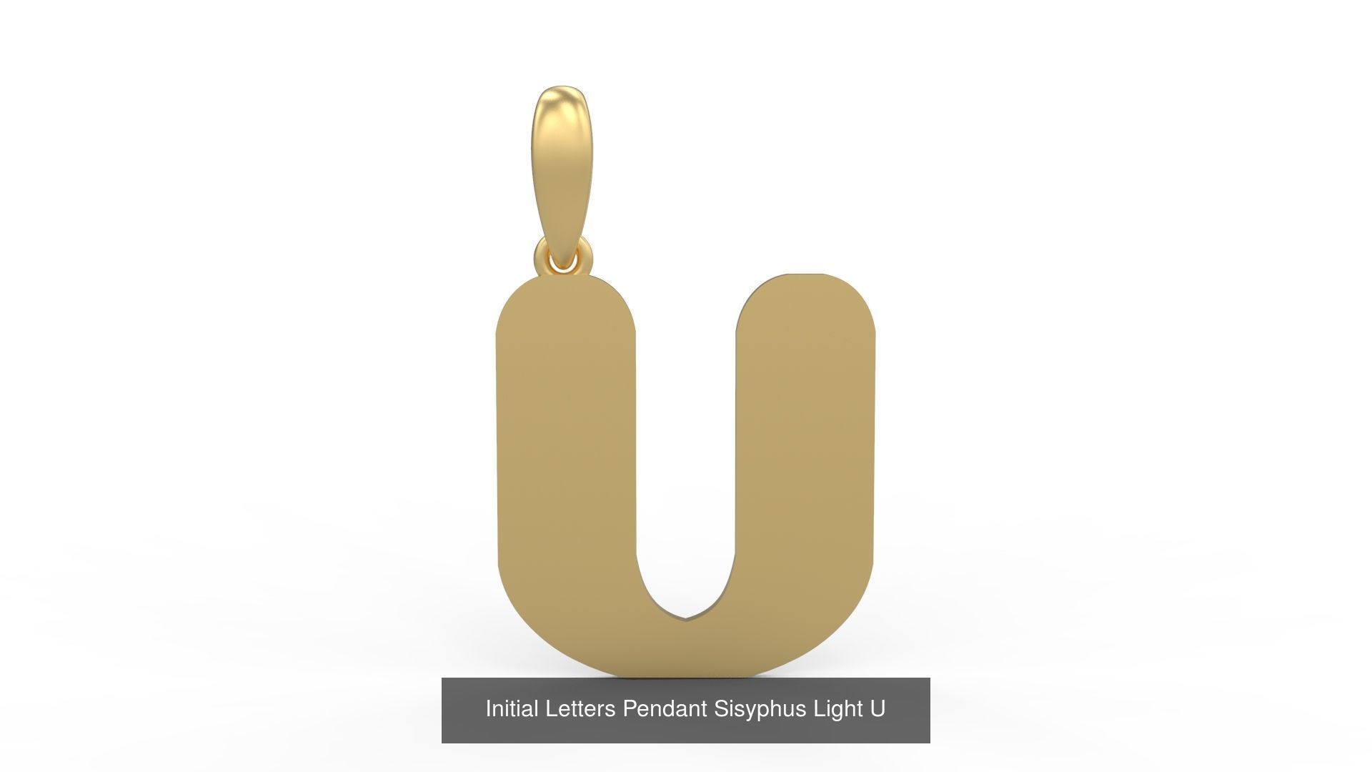 Initial Letters Pendant Alphabets Sisyphus Light 3D Model Collection_24