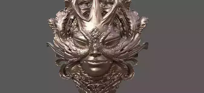 Baroque Hera Shield 1 3D model