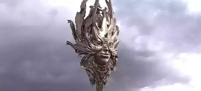 Baroque Elven Shield  3D model