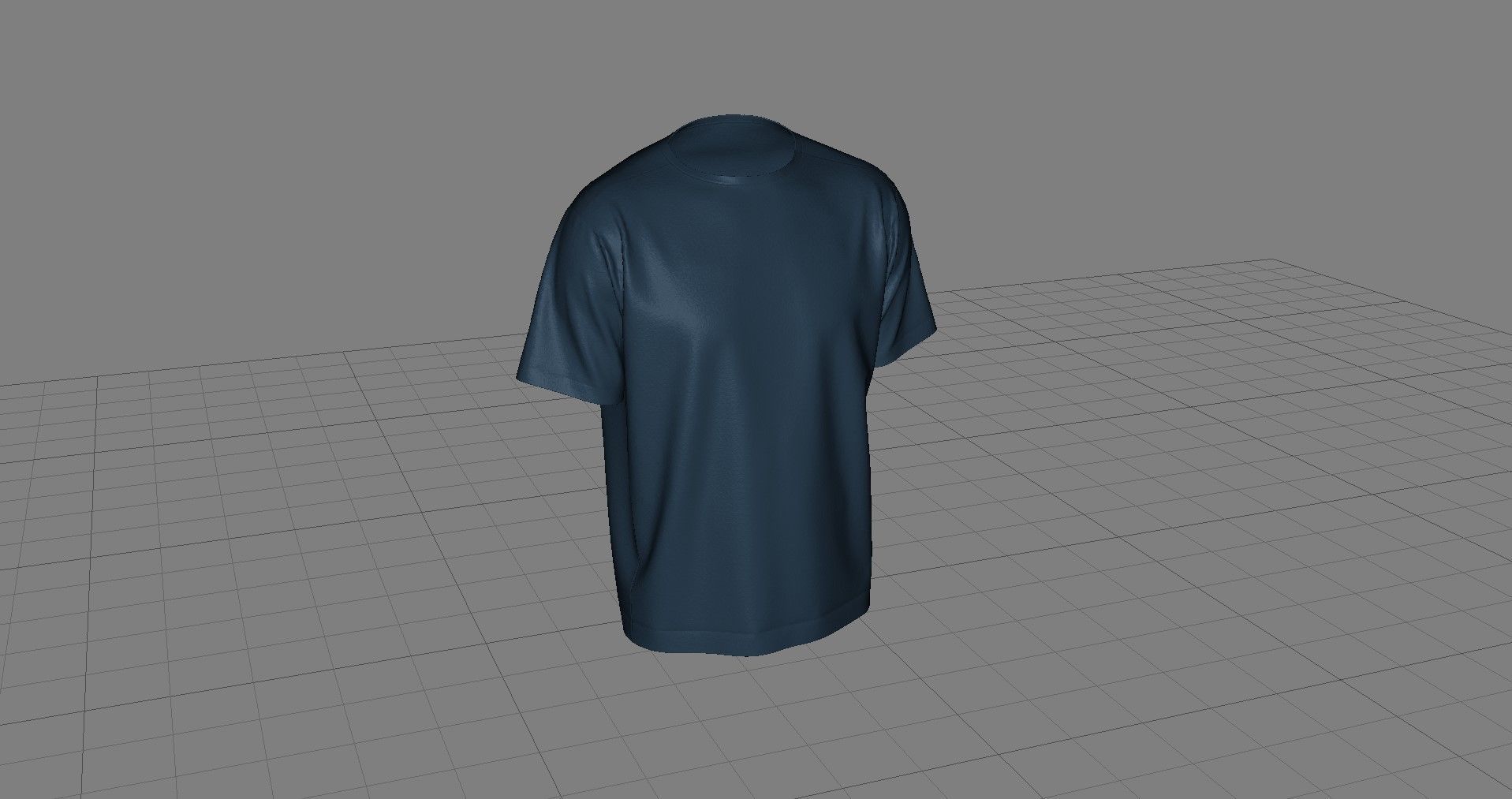 Sports Tee Shirt - Loose 3D model_8