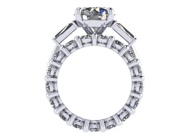 Diamond Wedding Set 3D print model_4