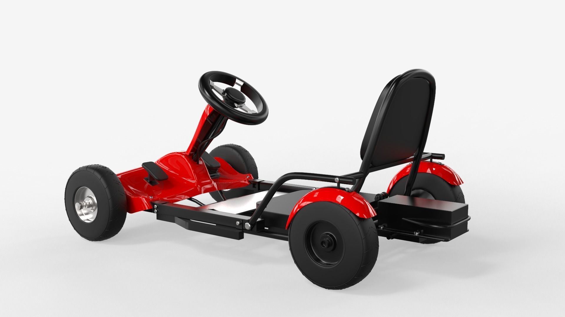 Electric Go Kart 3D model_5