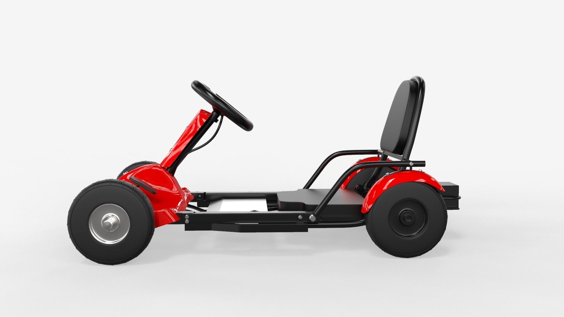 Electric Go Kart 3D model_4