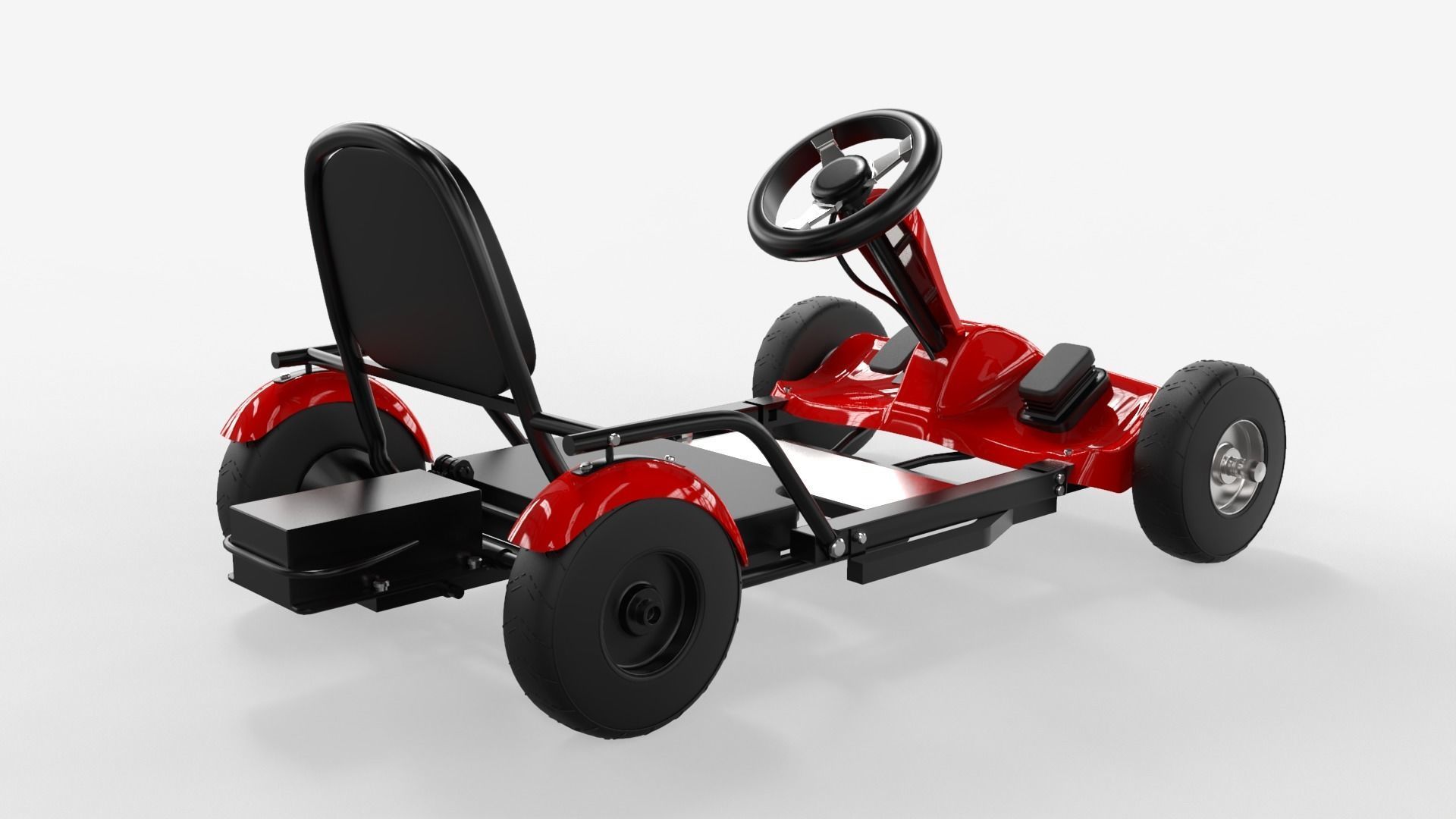 Electric Go Kart 3D model_7
