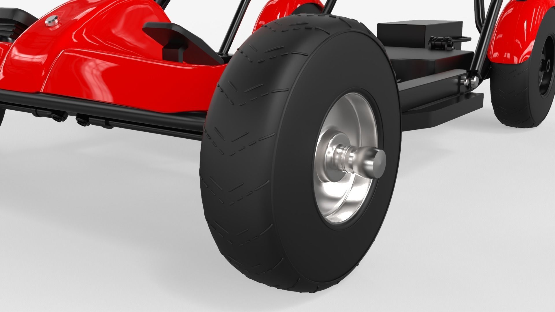 Electric Go Kart 3D model_3