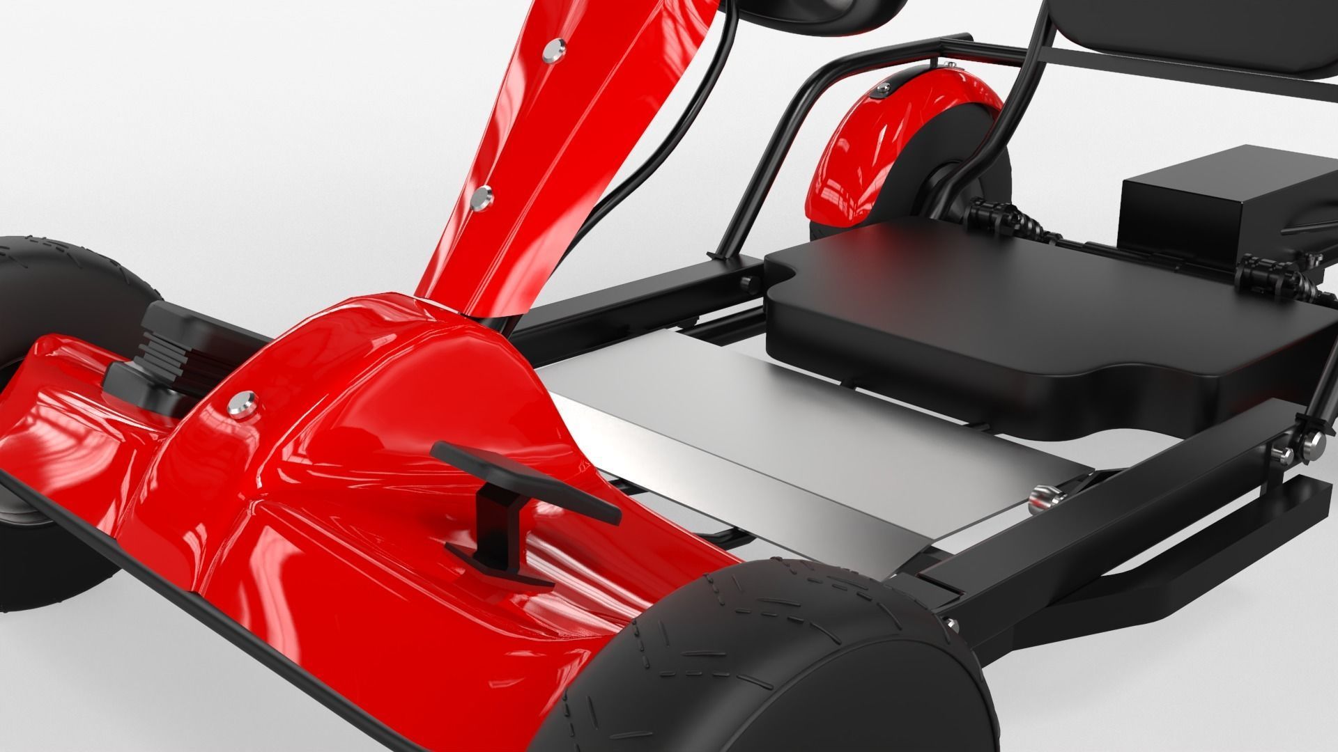 Electric Go Kart 3D model_1