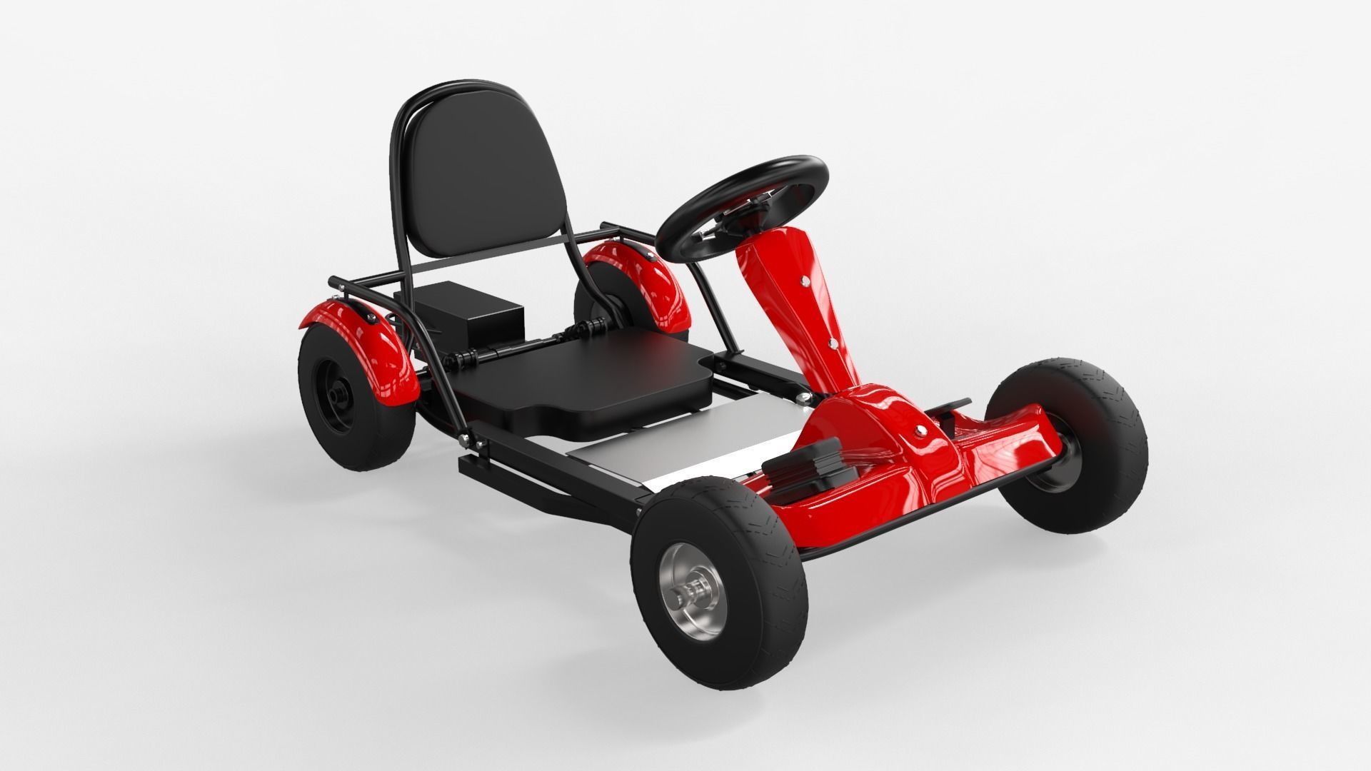 Electric Go Kart 3D model_8