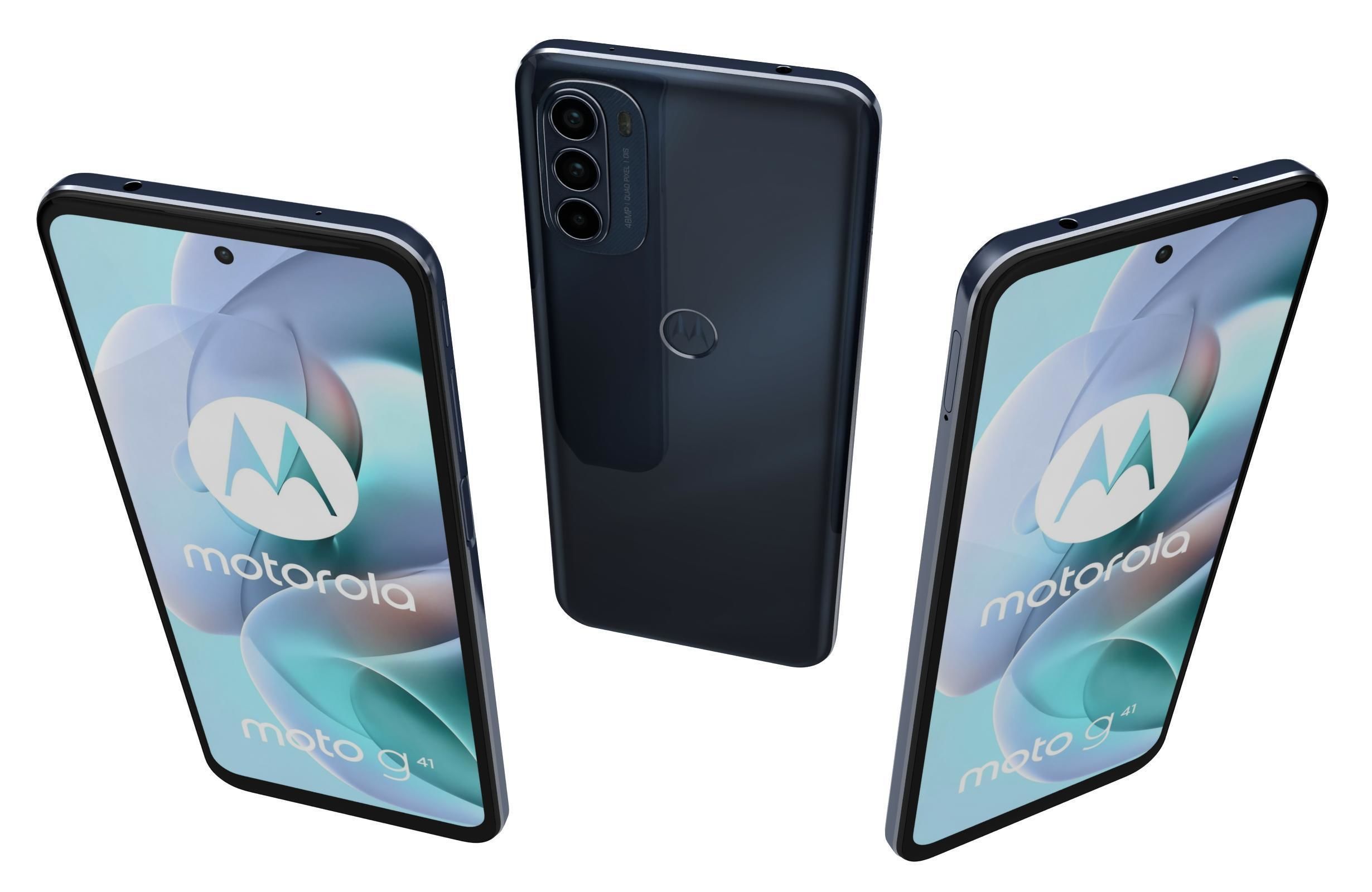 Motorola Moto G41 Meteorite Black And Pearl Gold 3D model_4