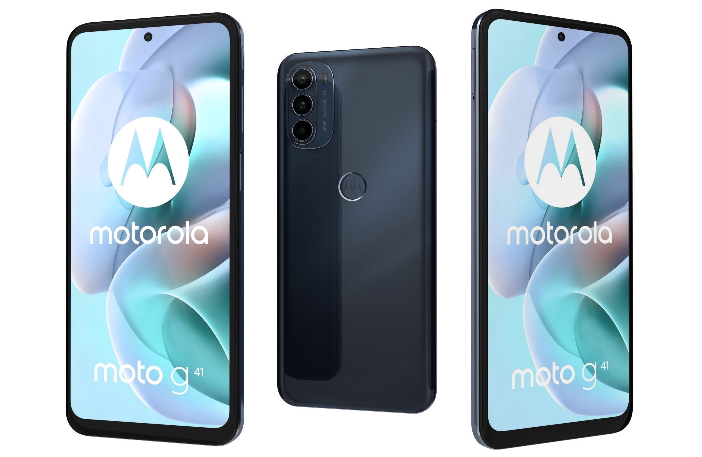 Motorola Moto G41 Meteorite Black And Pearl Gold 3D model_2