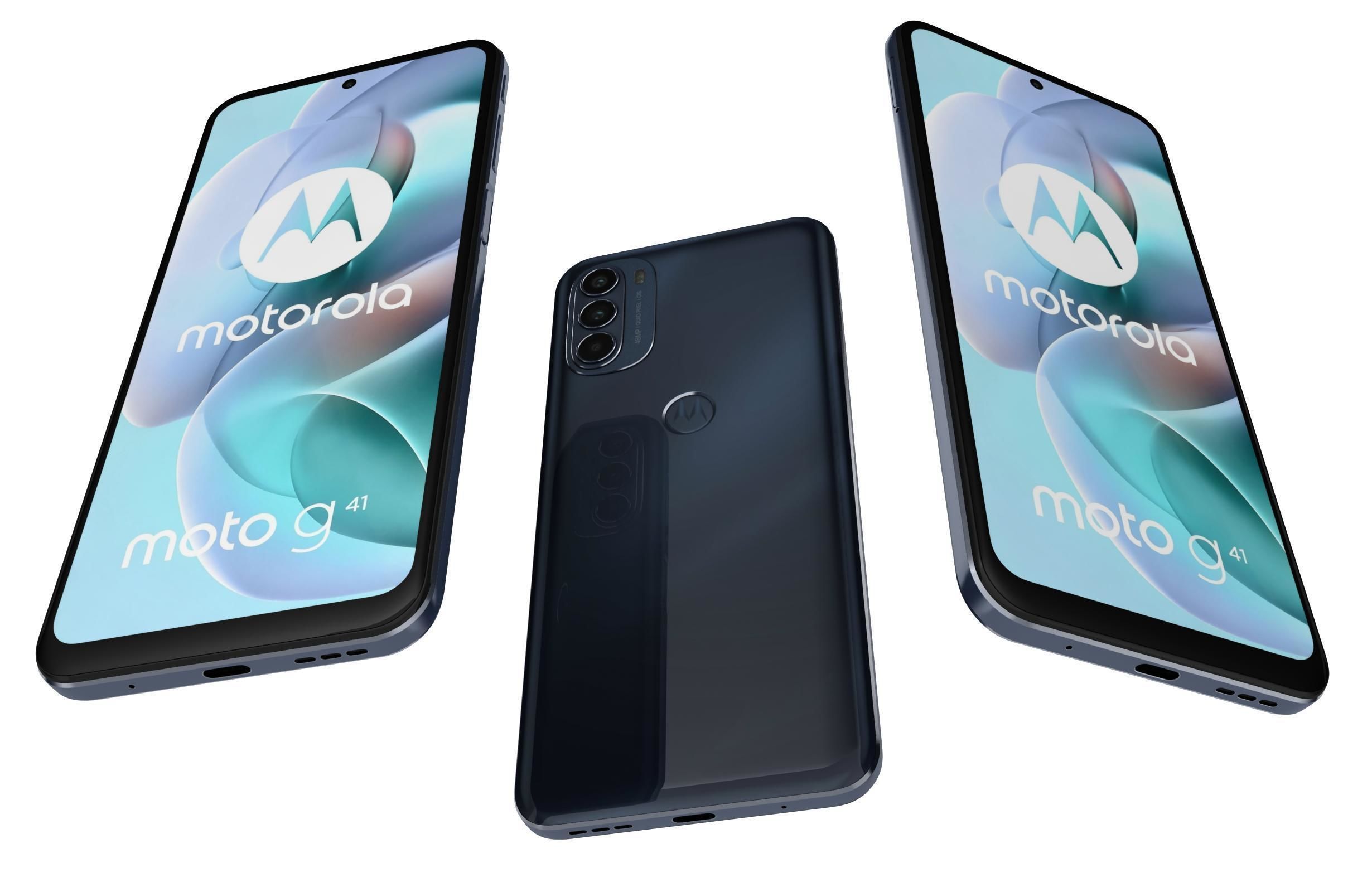 Motorola Moto G41 Meteorite Black And Pearl Gold 3D model_6