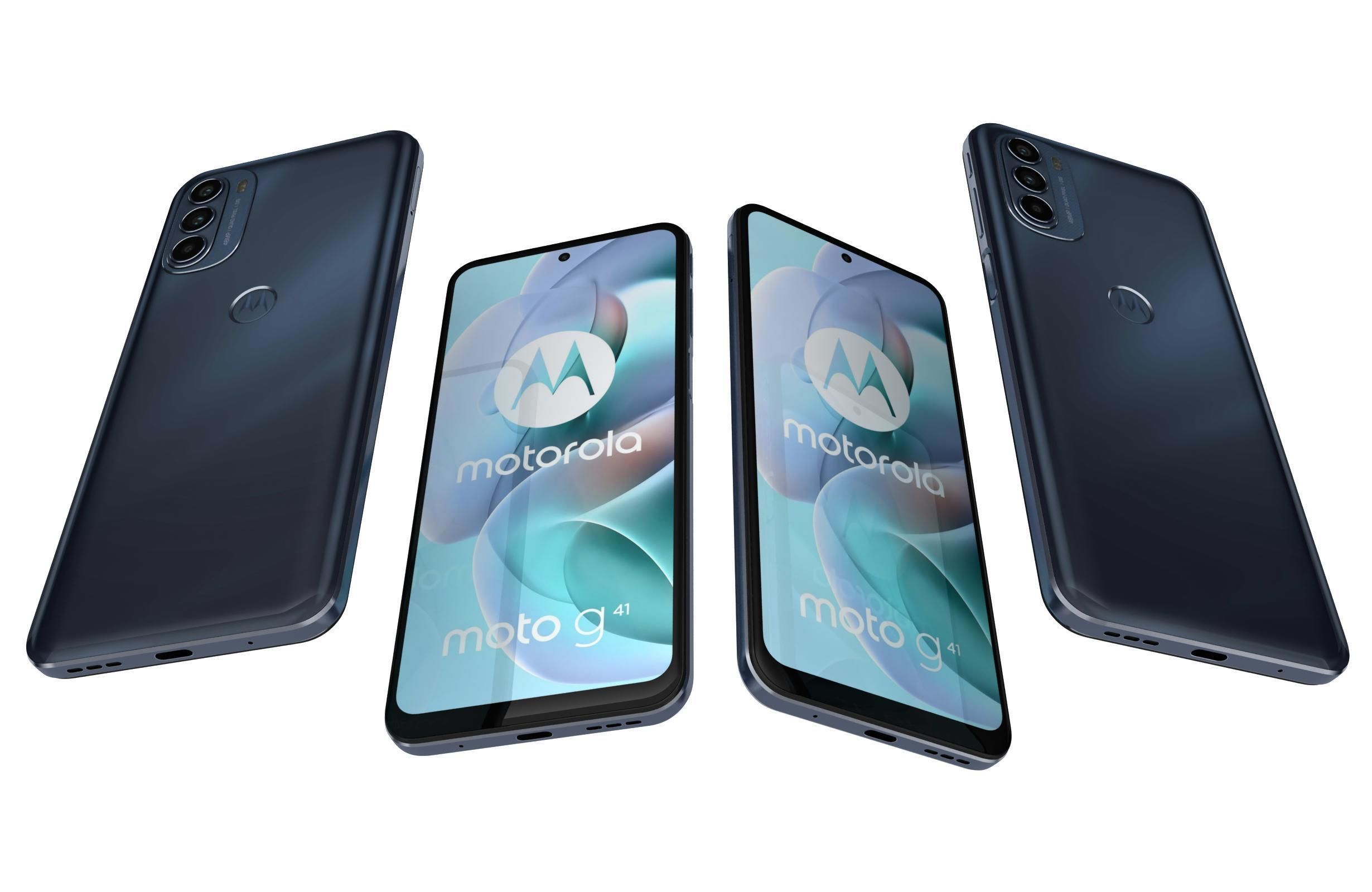 Motorola Moto G41 Meteorite Black And Pearl Gold 3D model_12