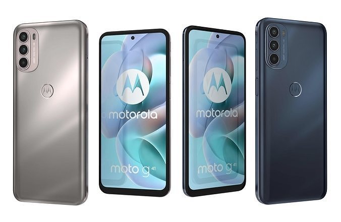 Motorola Moto G41 Meteorite Black And Pearl Gold 3D model