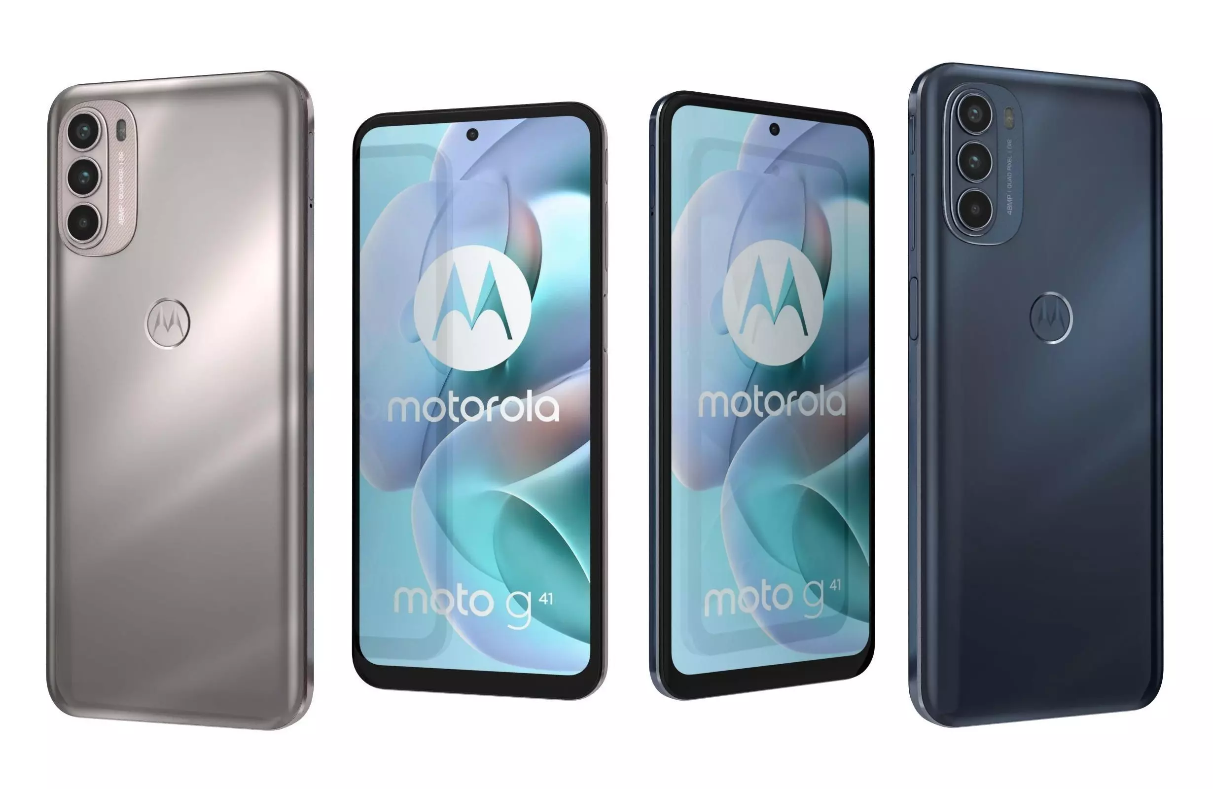 Motorola Moto G41 Meteorite Black And Pearl Gold 3D model_0