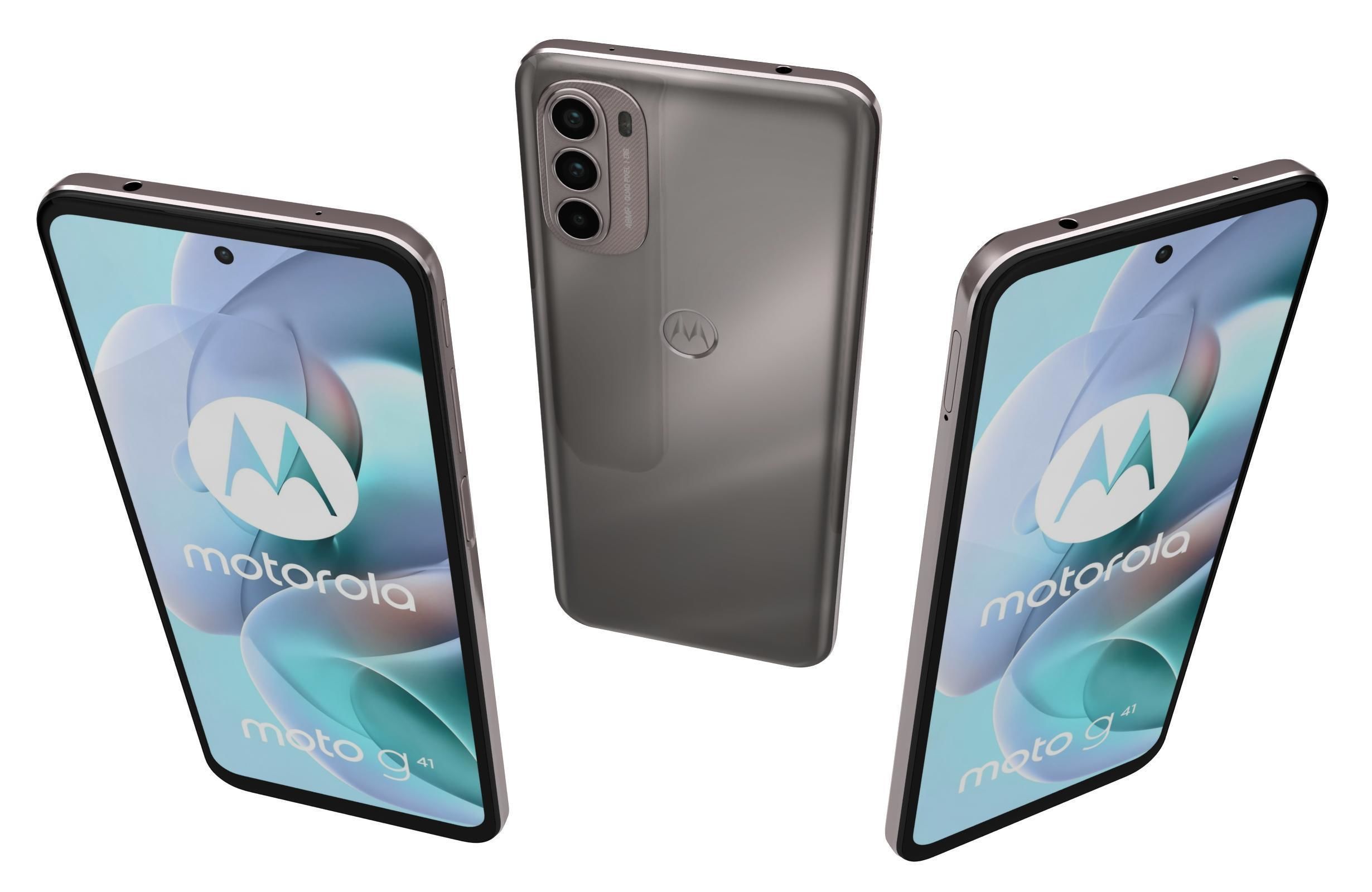 Motorola Moto G41 Meteorite Black And Pearl Gold 3D model_3