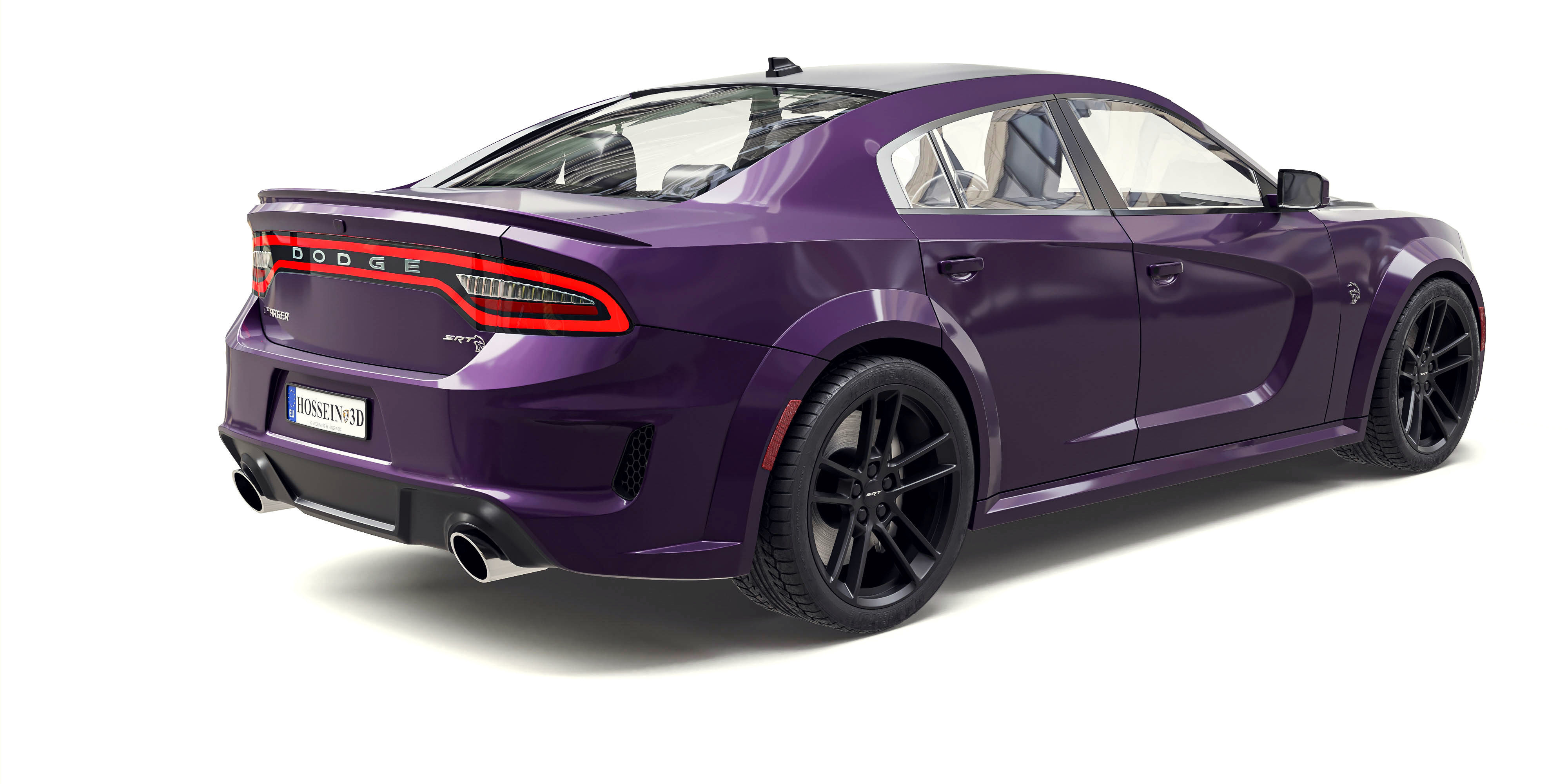 Dodge Charger SRT Hellcat Redeye 2021 3D model_5