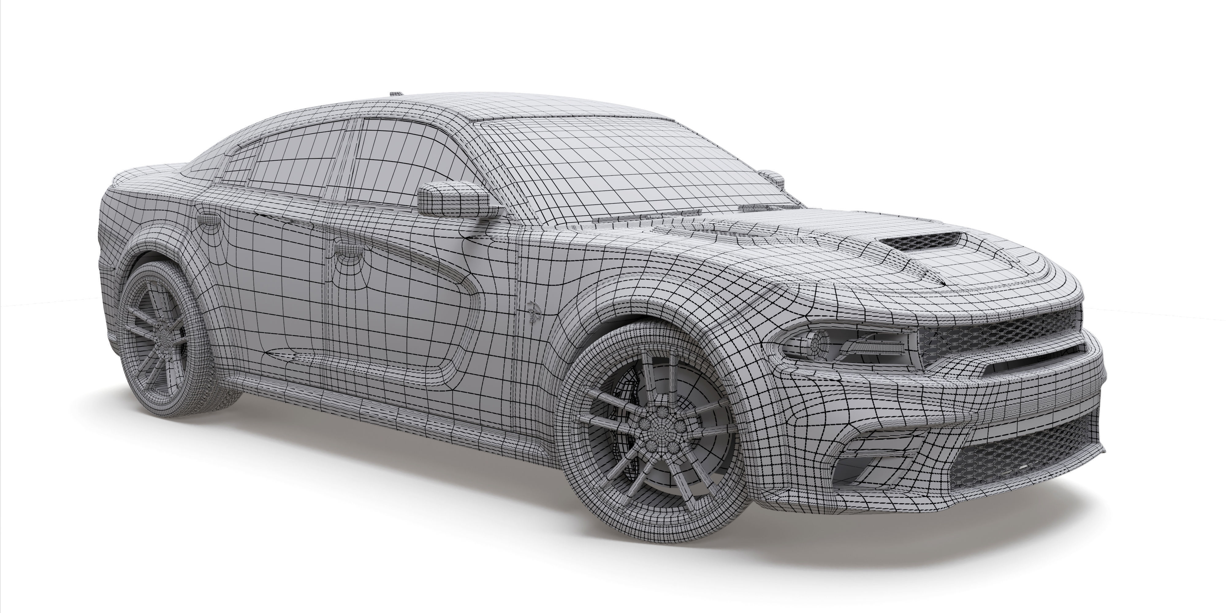 Dodge Charger SRT Hellcat Redeye 2021 3D model_12