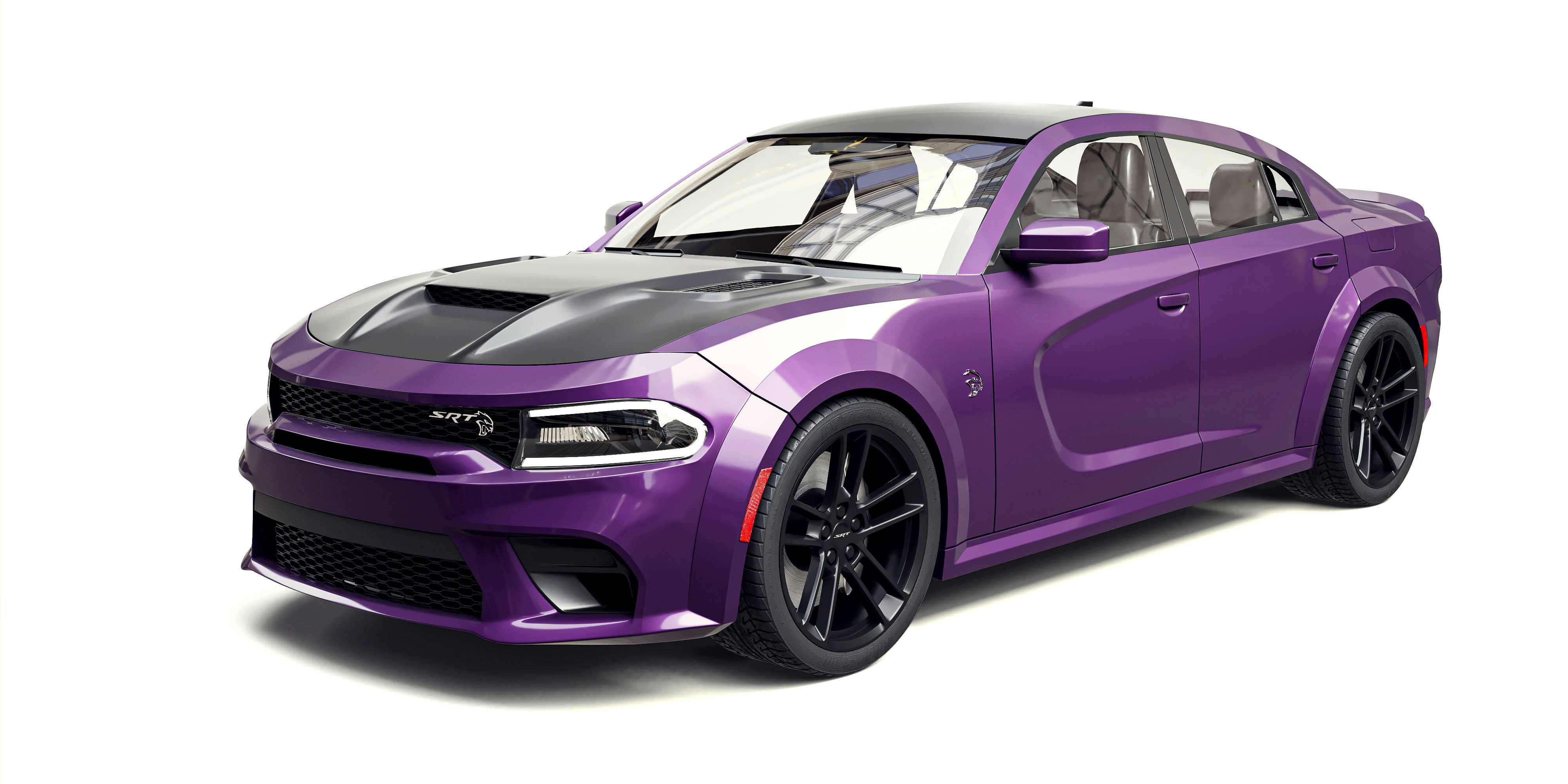 Dodge Charger SRT Hellcat Redeye 2021 3D model_4